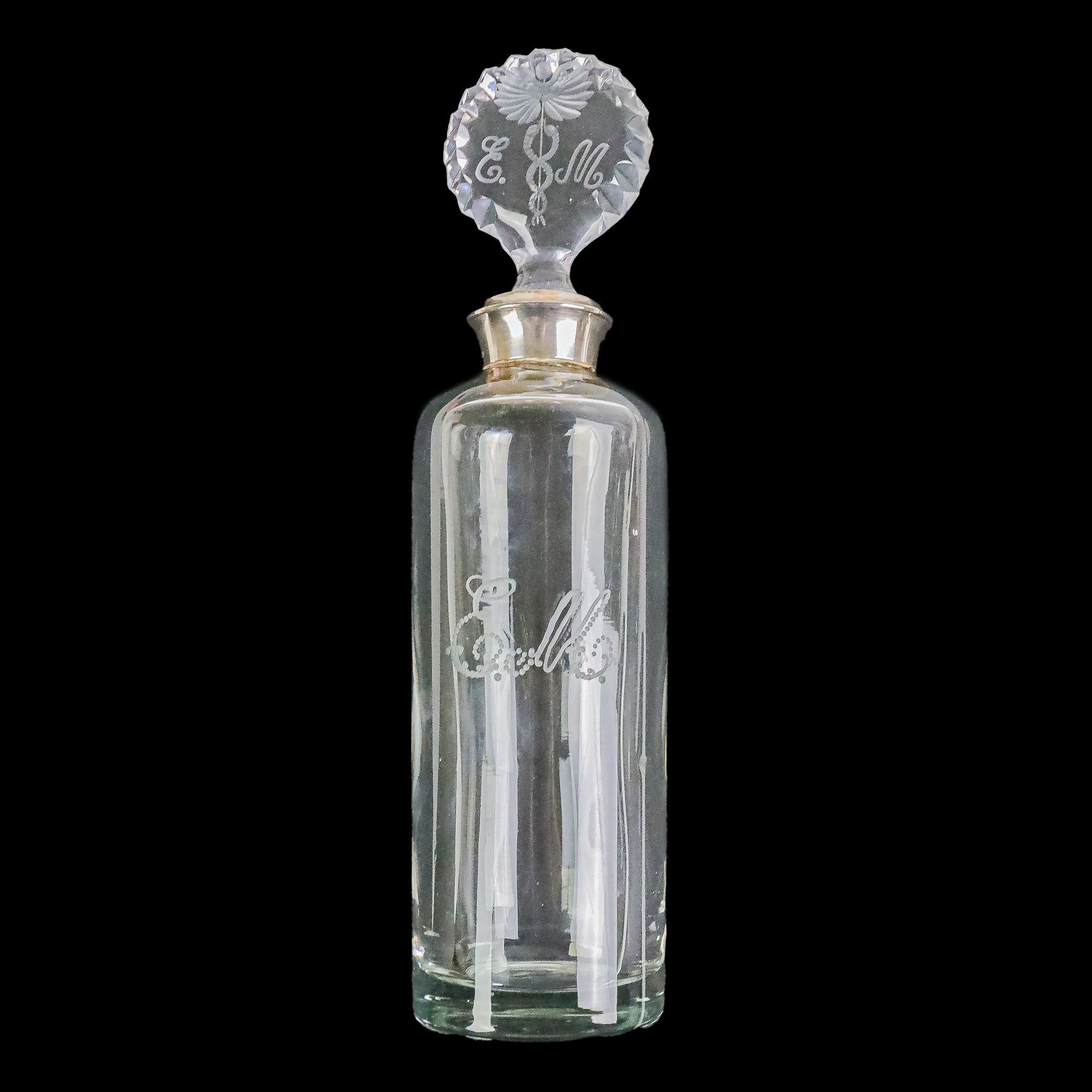 BOTELLA LICORERA DE LA PRIMERA MITAD DE S. XX