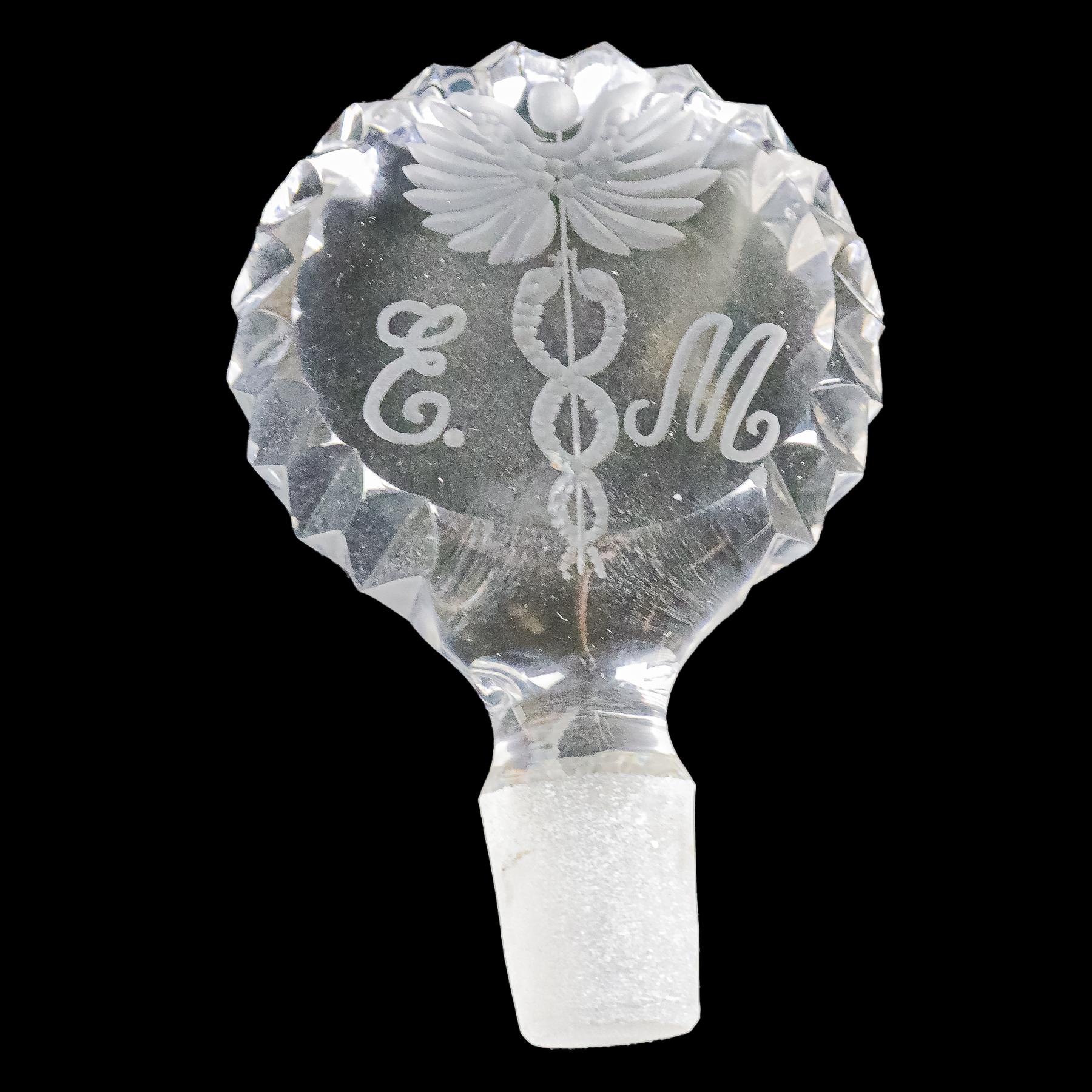 BOTELLA LICORERA DE LA PRIMERA MITAD DE S. XX