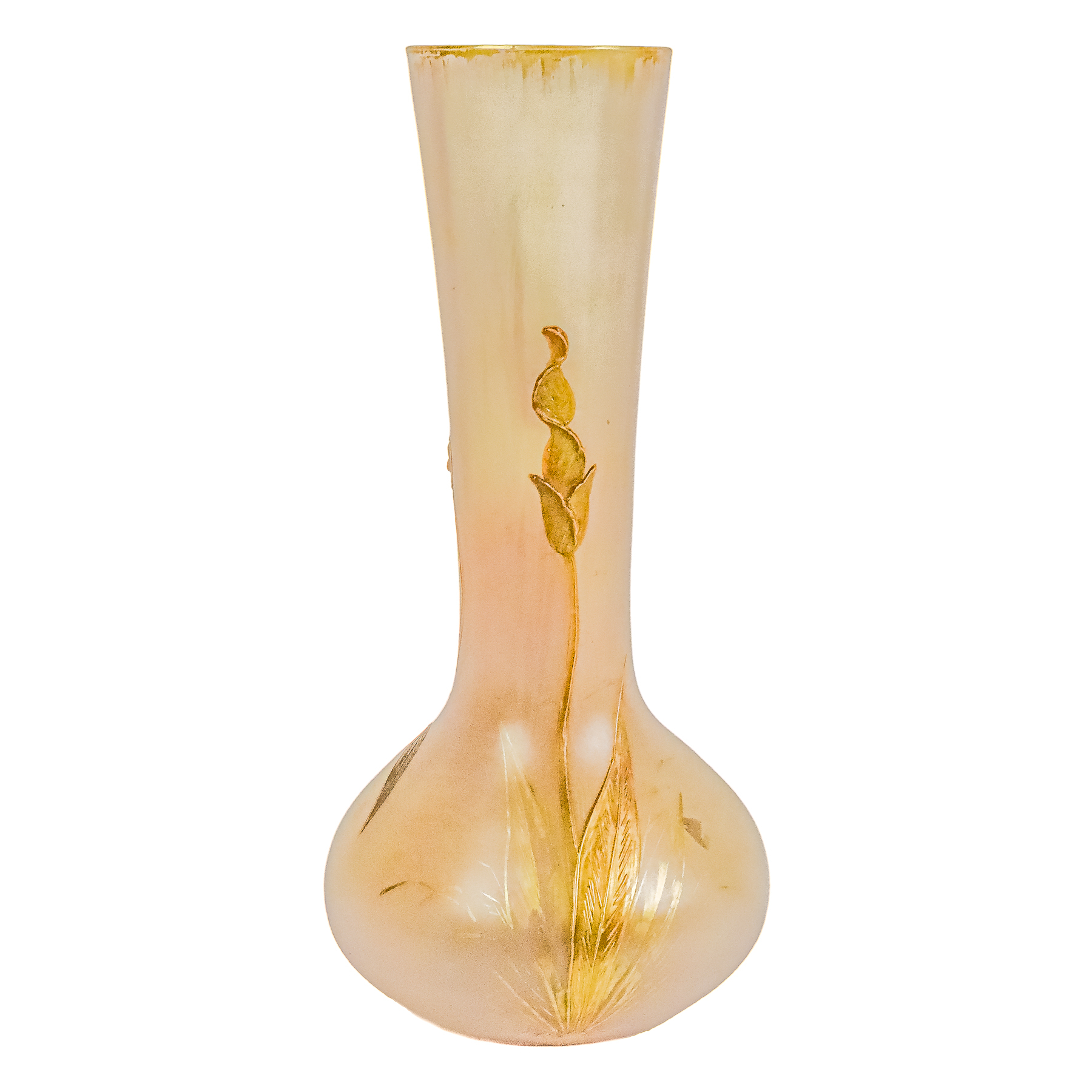 JARRÓN ART NOUVEAU DE PPS. DEL S.XX