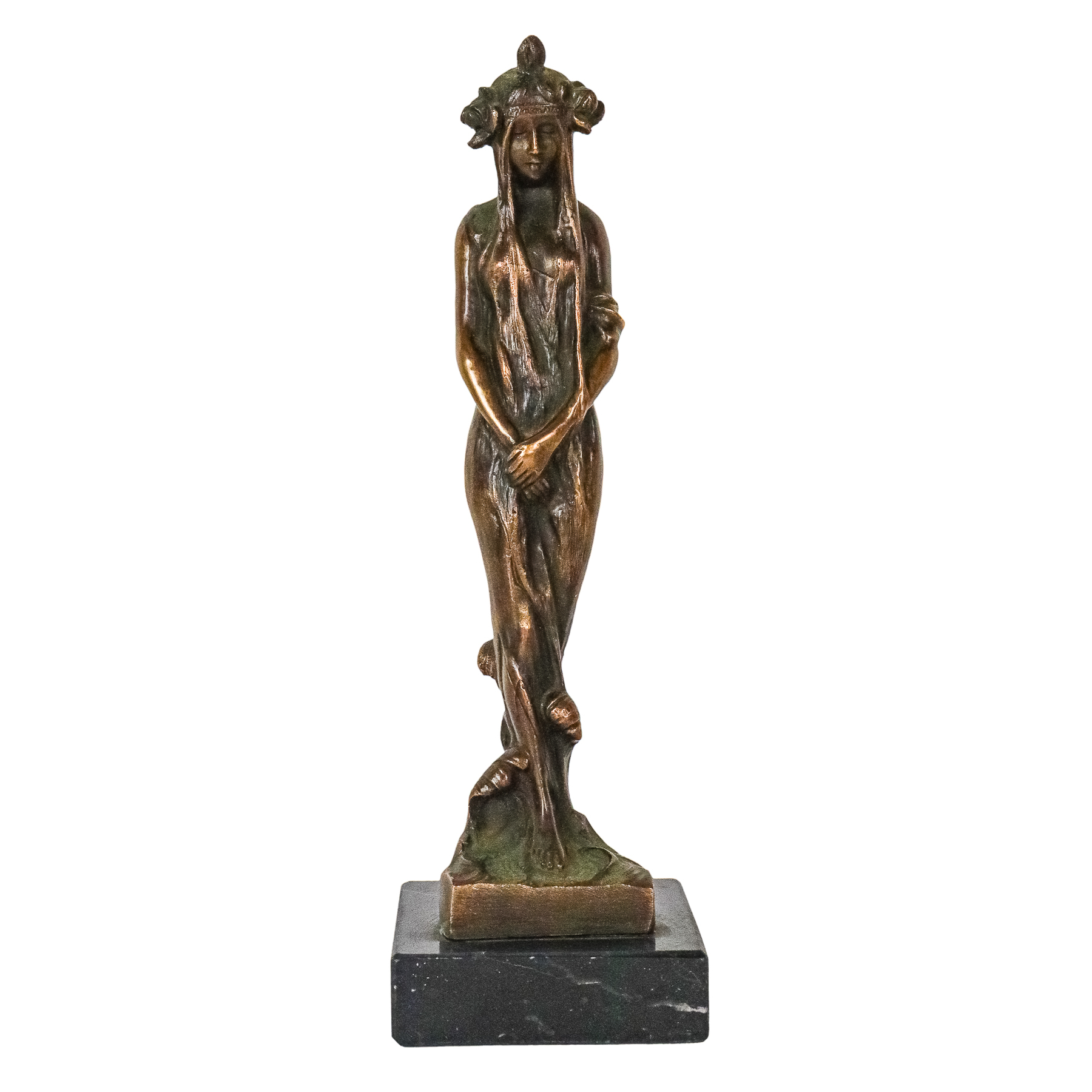 FIGURA EN BRONCE DEL ÚLTIMO TERCIO DE SIGLO XX