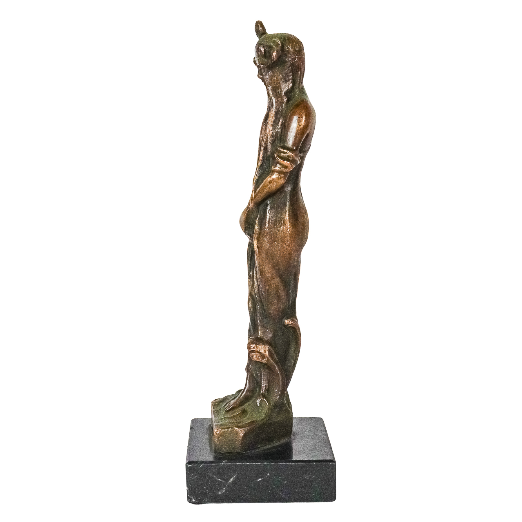 FIGURA EN BRONCE DEL ÚLTIMO TERCIO DE SIGLO XX