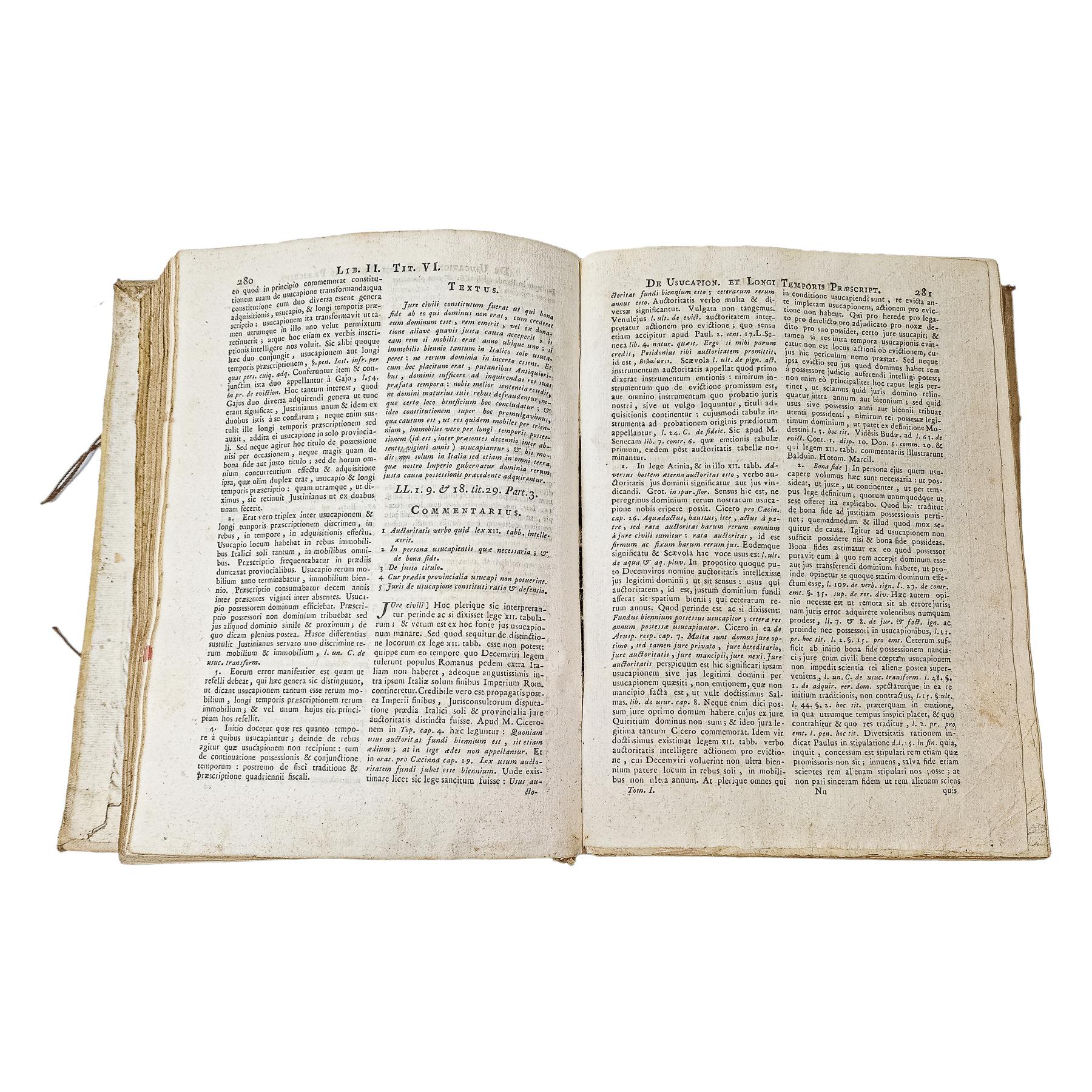 1786. IN QUATUOR LIBROS INSTITUTIONUM COMMENTARIUS ...