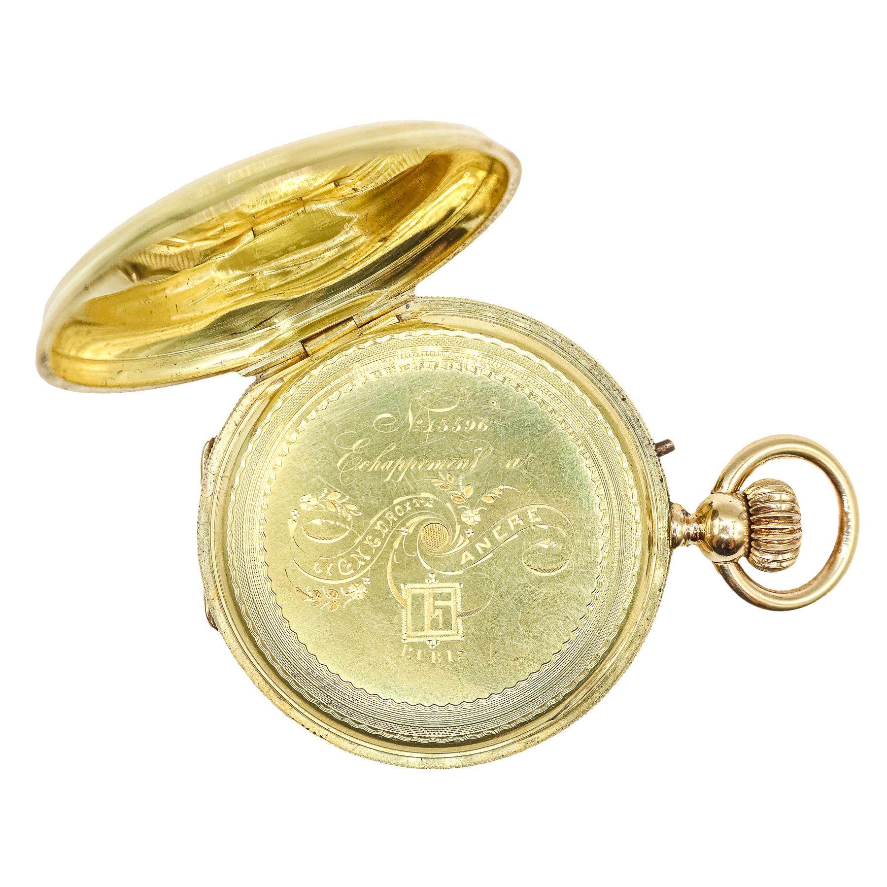 RELOJ DE BOLSILLO CHARLES HENRY GROSCLAUDE ET FILS DEL S.XIX