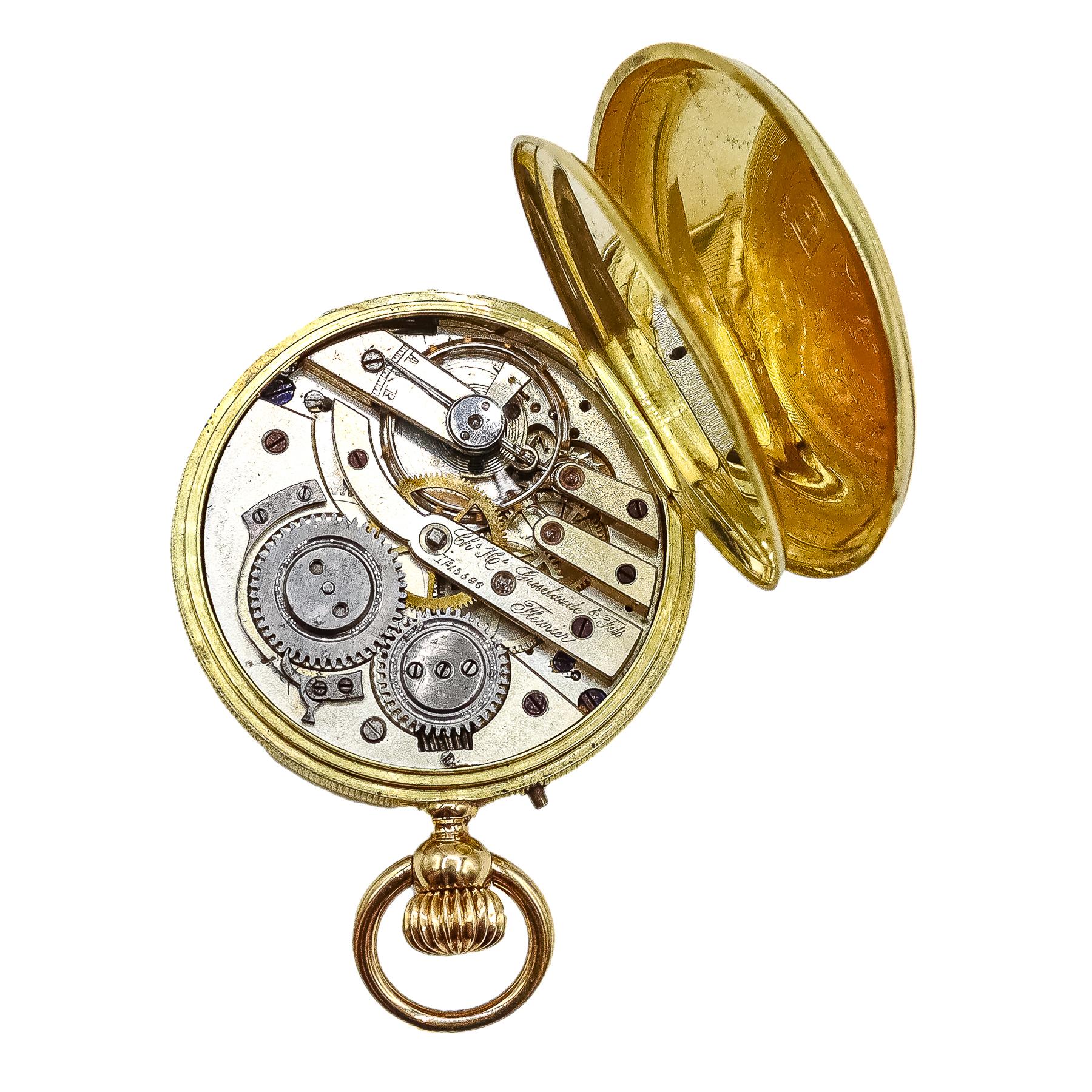 RELOJ DE BOLSILLO CHARLES HENRY GROSCLAUDE ET FILS DEL S.XIX