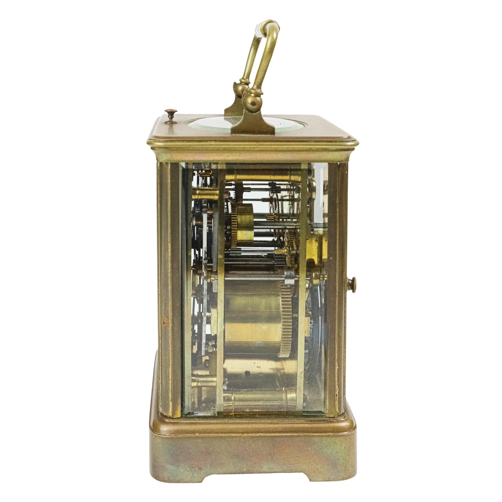 RELOJ DE CARRUAJE FRANCÉS DE PRINCIPIOS DE SIGLO XX