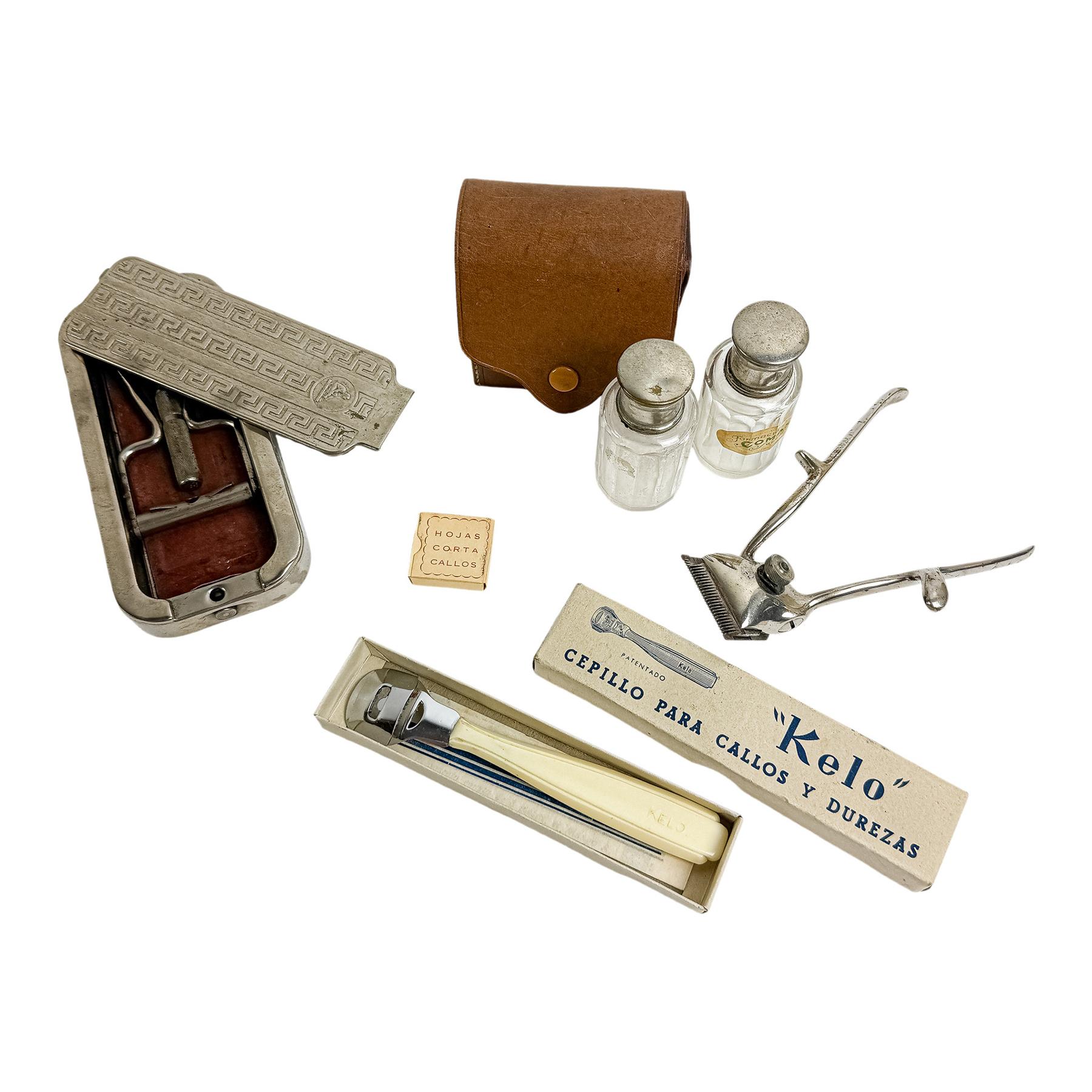 CONJUNTO DE UTENSILIOS PARA AFEITAR