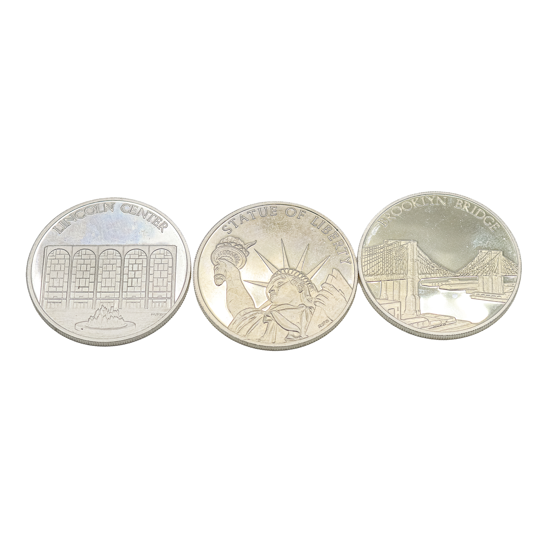 TRES MEDALLAS DE PLATA DE NEW YORK 