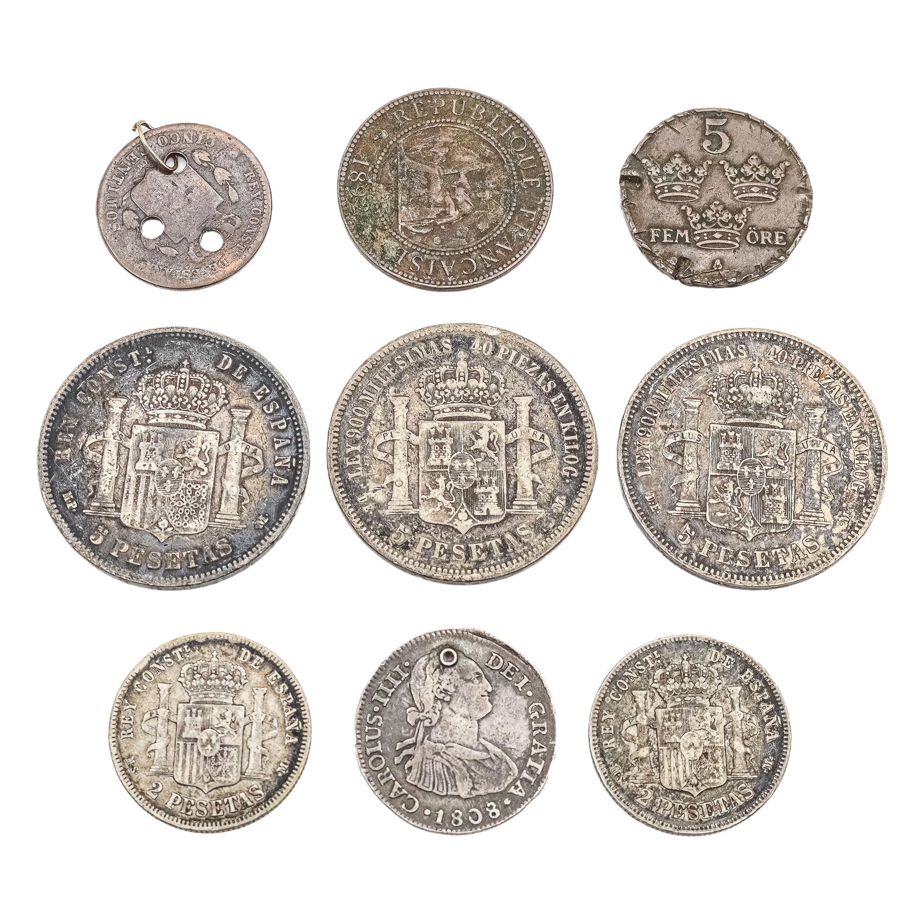 COLECCIÓN DE MONEDAS DEL S.XIX