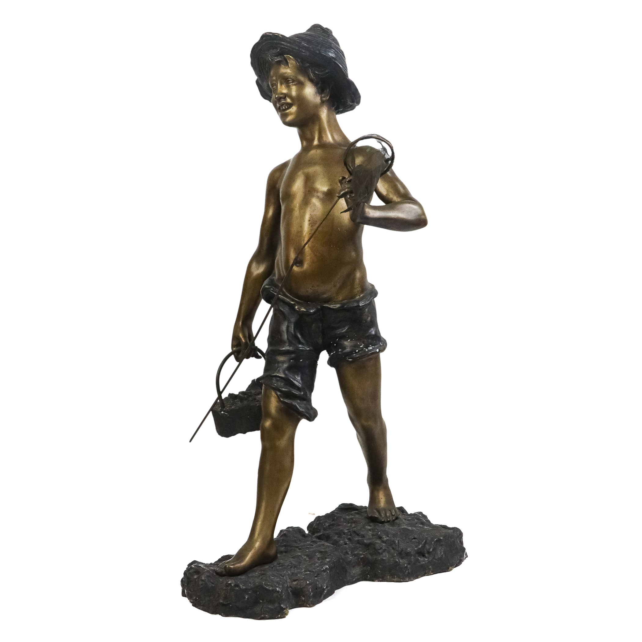 FIGURA EN  BRONCE DE MEDIADOS DE SIGLO XX