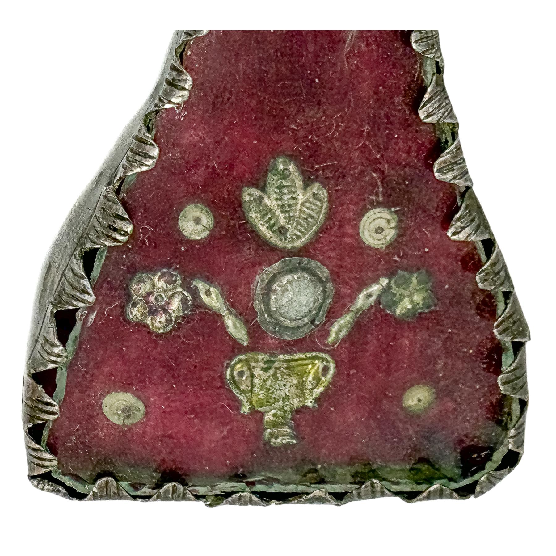 RELICARIO DE PLATA DEL SIGLO XVIII