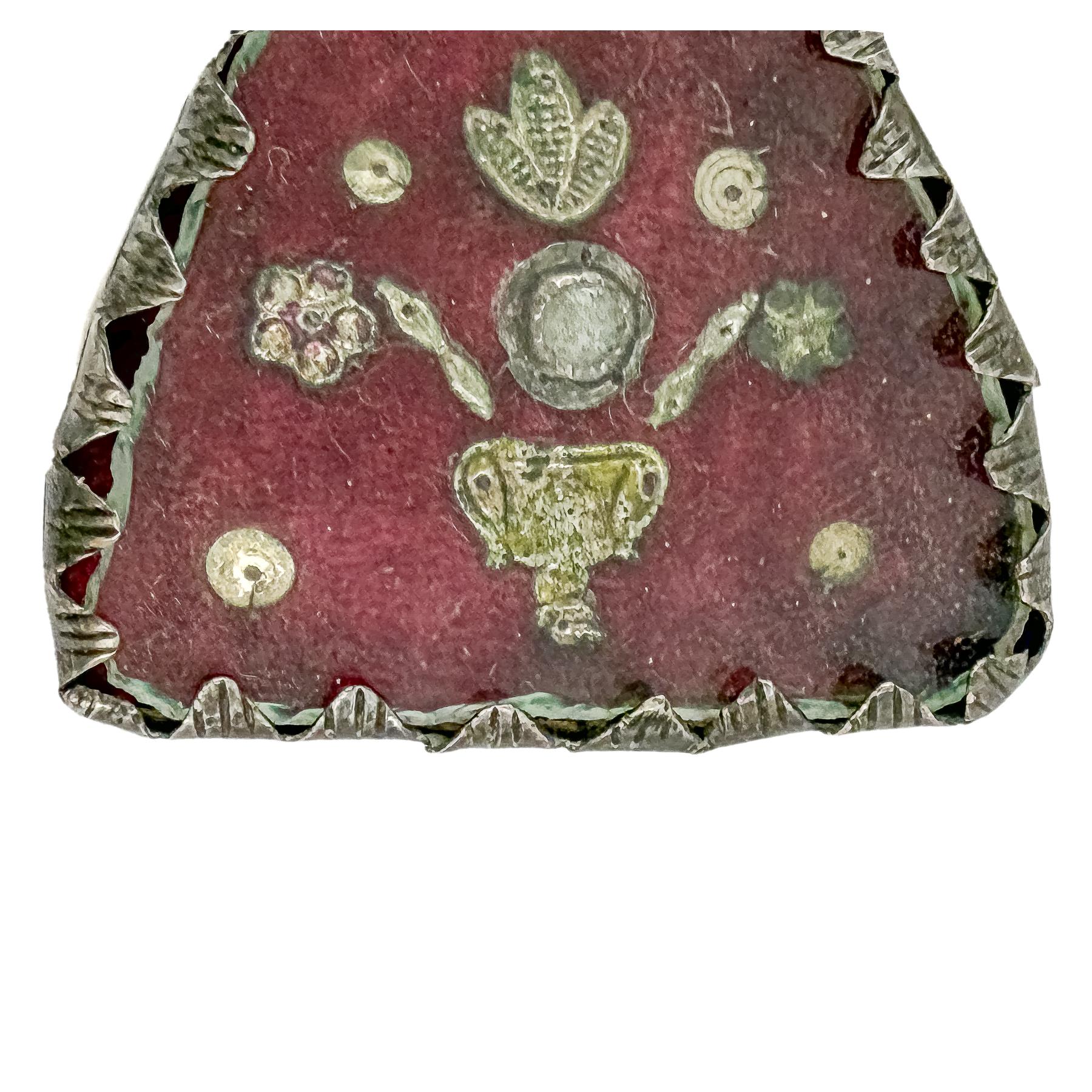 RELICARIO DE PLATA DEL SIGLO XVIII