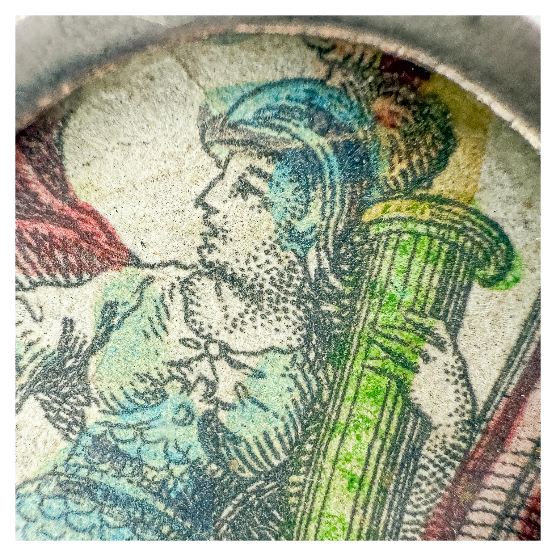 MEDALLÓN DEVOCIONAL DE PLATA DEL SIGLO XVIII