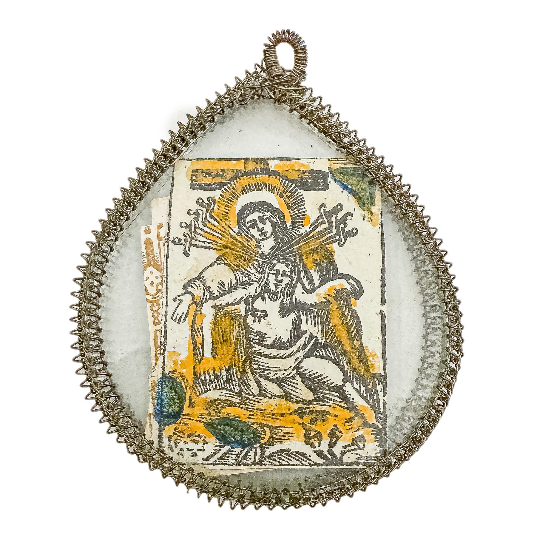 MEDALLÓN DEVOCIONAL DEL SIGLO XVIII