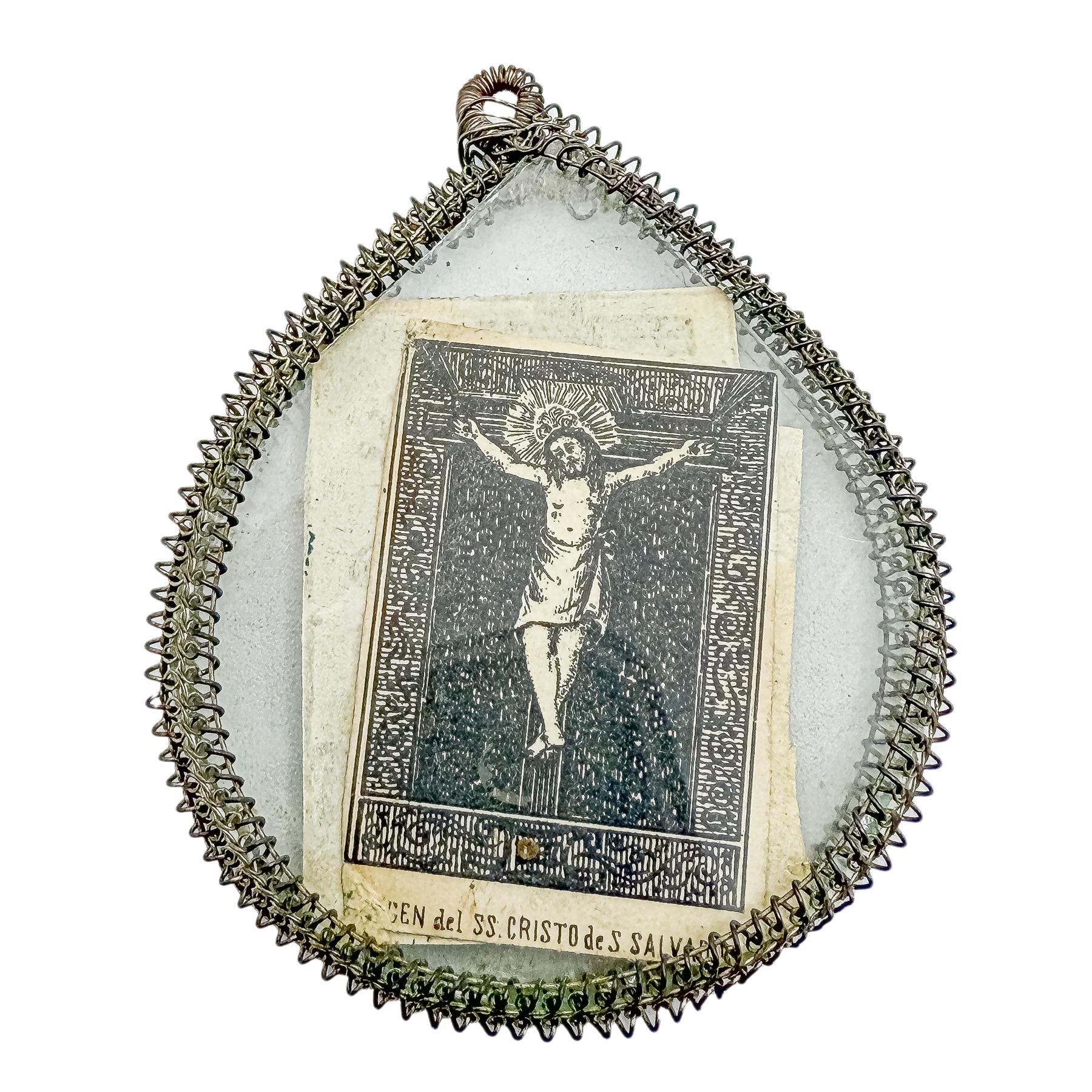 MEDALLÓN DEVOCIONAL DEL SIGLO XVIII