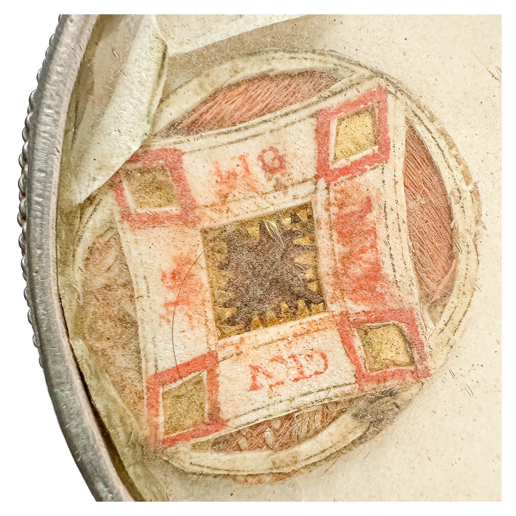 RELICARIO DE PLATA DEL SIGLO XVIII