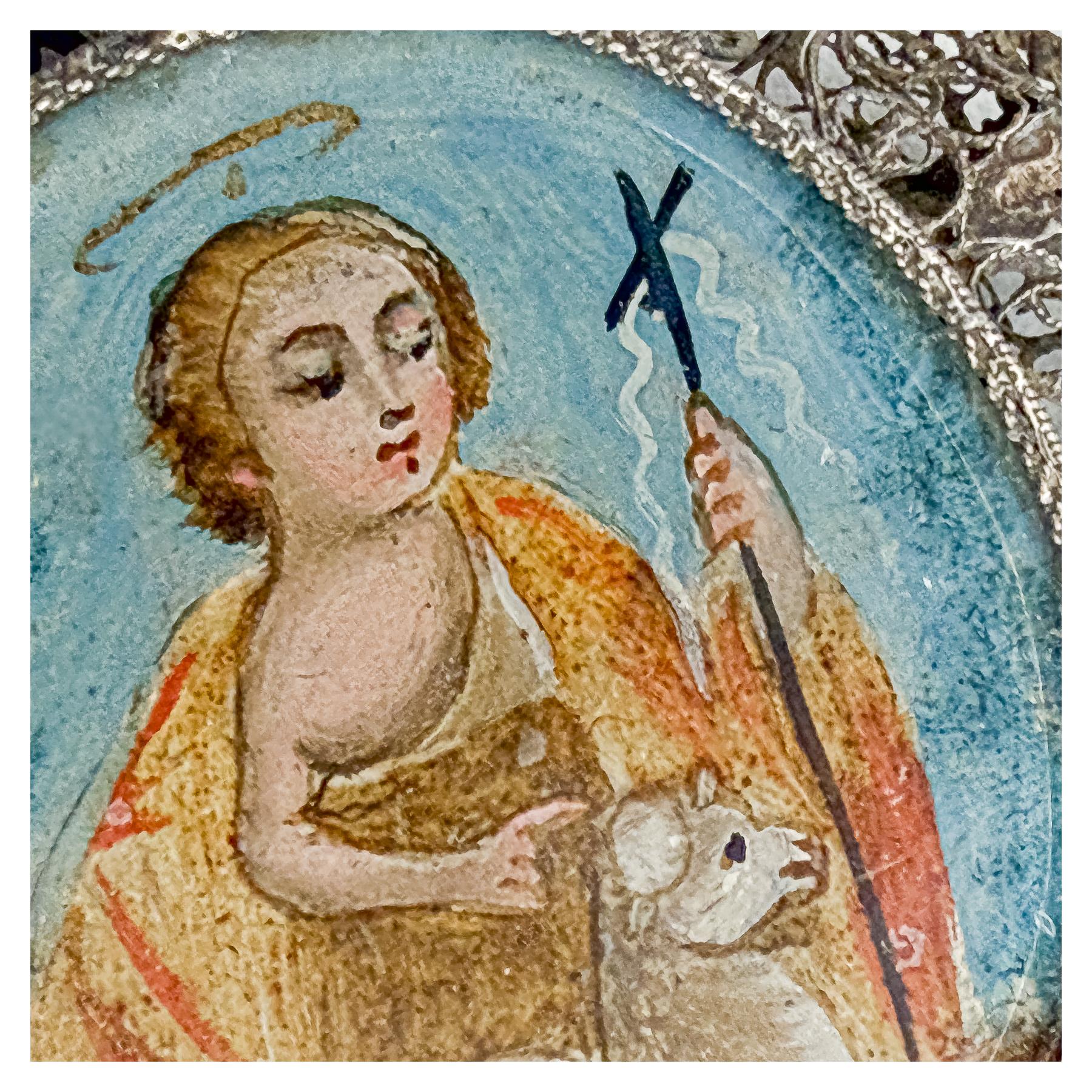 RELICARIO DE PLATA DEL SIGLO XVIII