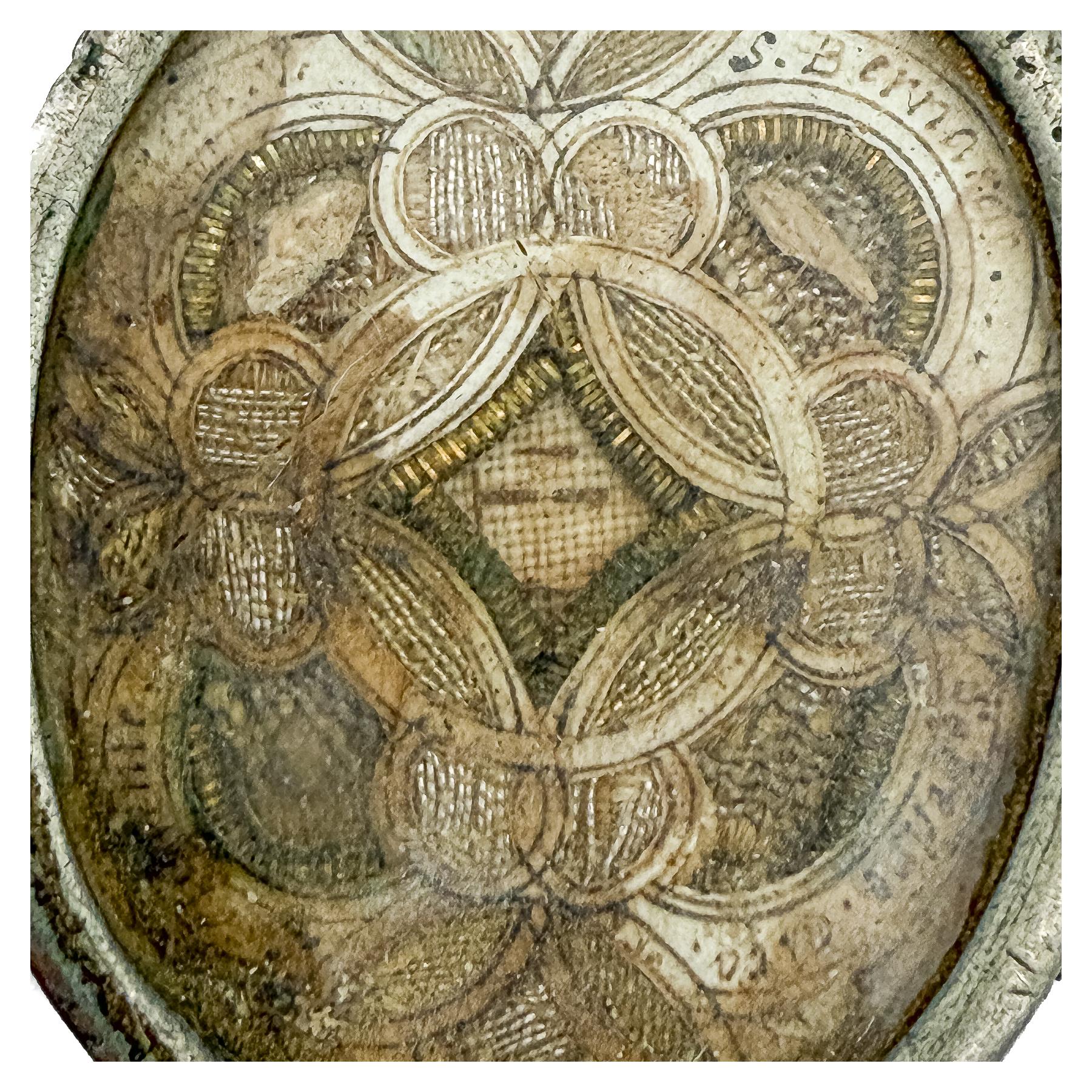 RELICARIO DE PLATA DEL SIGLO XVIII