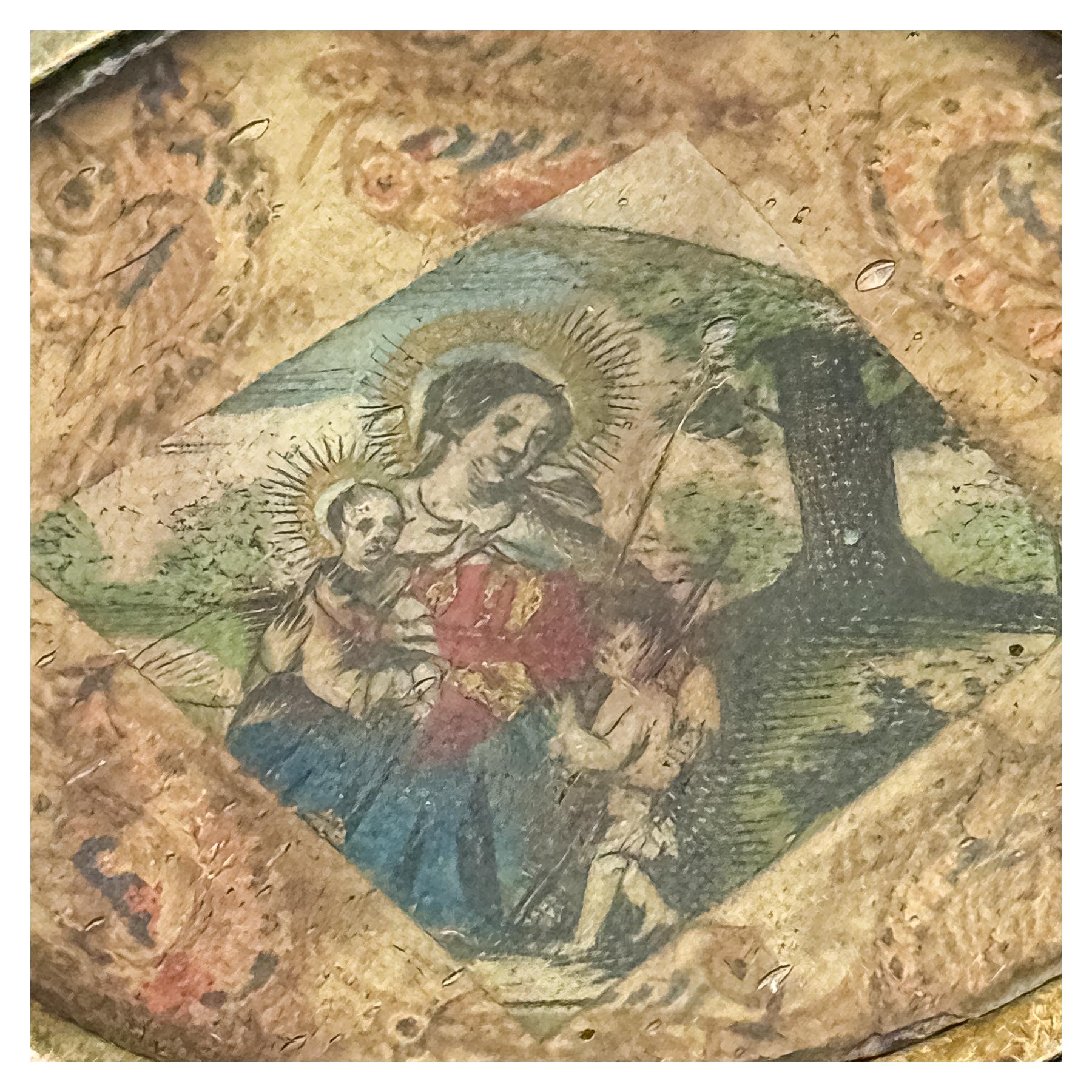 RELICARIO DE PLATA DEL SIGLO XVIII