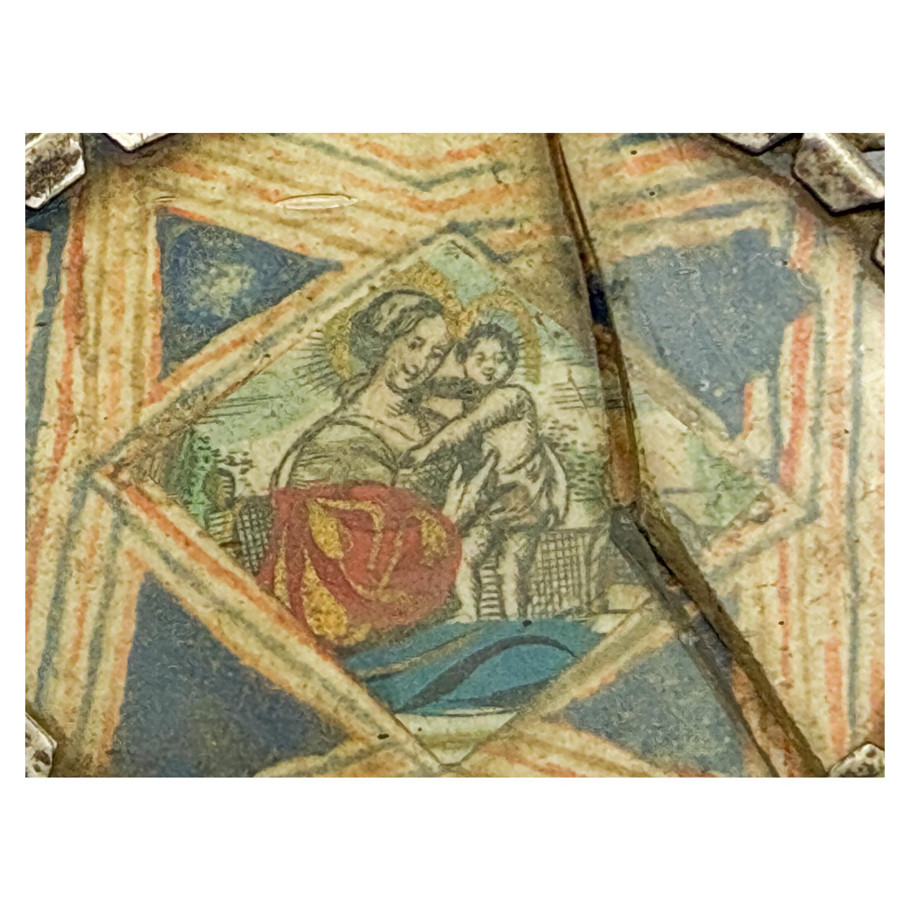 RELICARIO DE PLATA DEL SIGLO XVIII