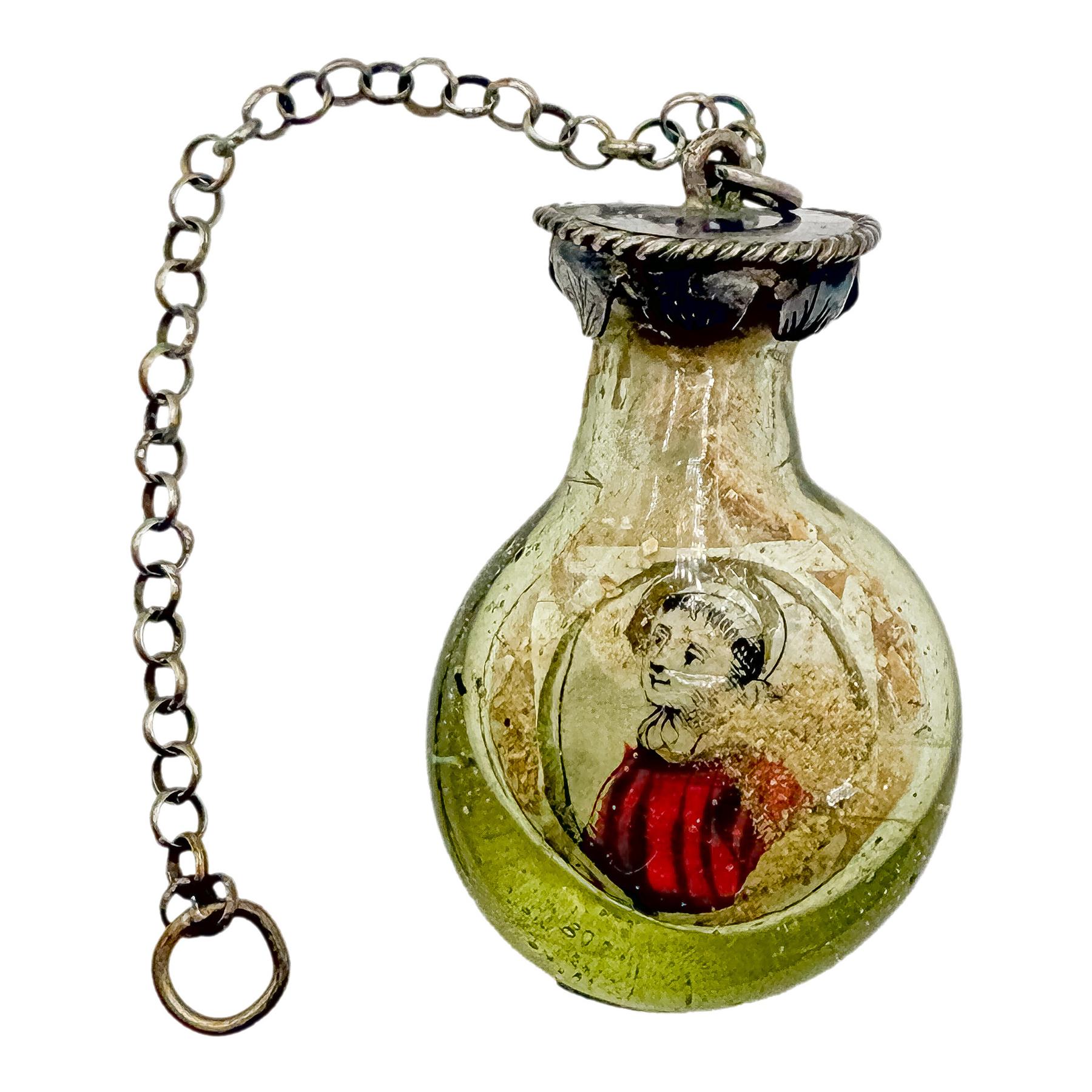 RELICARIO DE PLATA DEL SIGLO XVIII