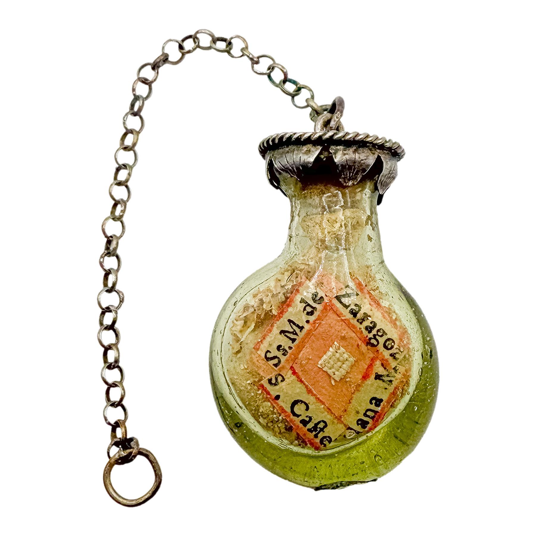 RELICARIO DE PLATA DEL SIGLO XVIII