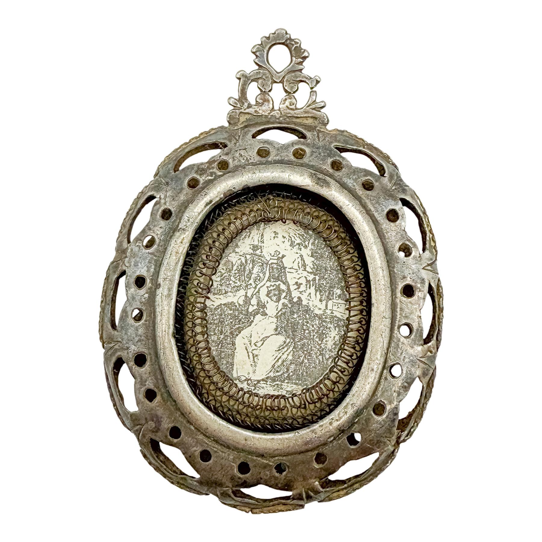 MEDALLON DEVOCIONAL DEL SIGLO XVIII