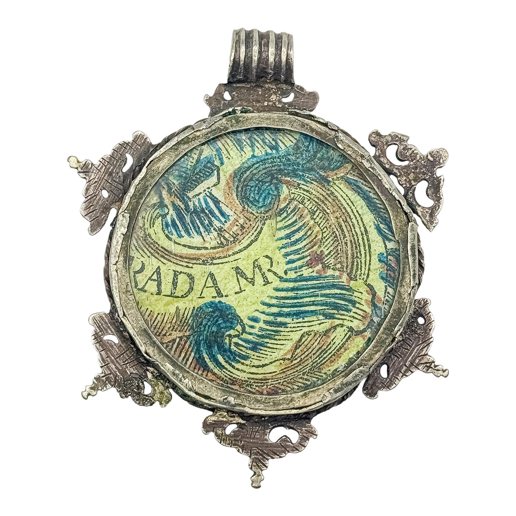 RELICARIO DE PLATA DEL SIGLO XVIII