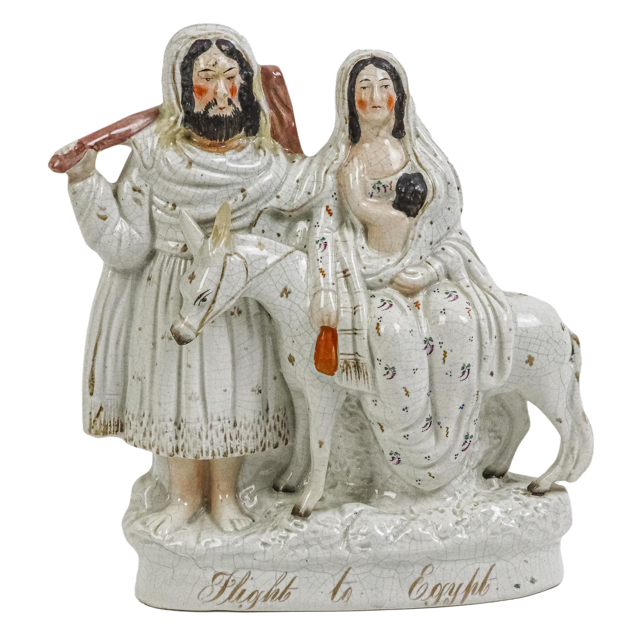 FIGURA PORCELANA STAFFORD DE FINALES DEL S.XIX