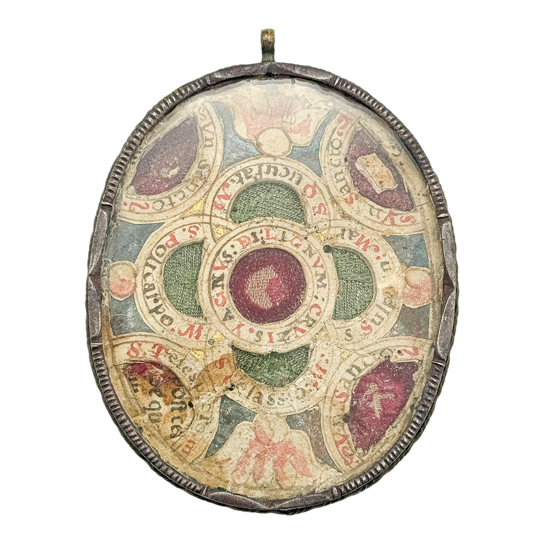 RELICARIO DE HIERRO FORJADO DEL SIGLO XVIII