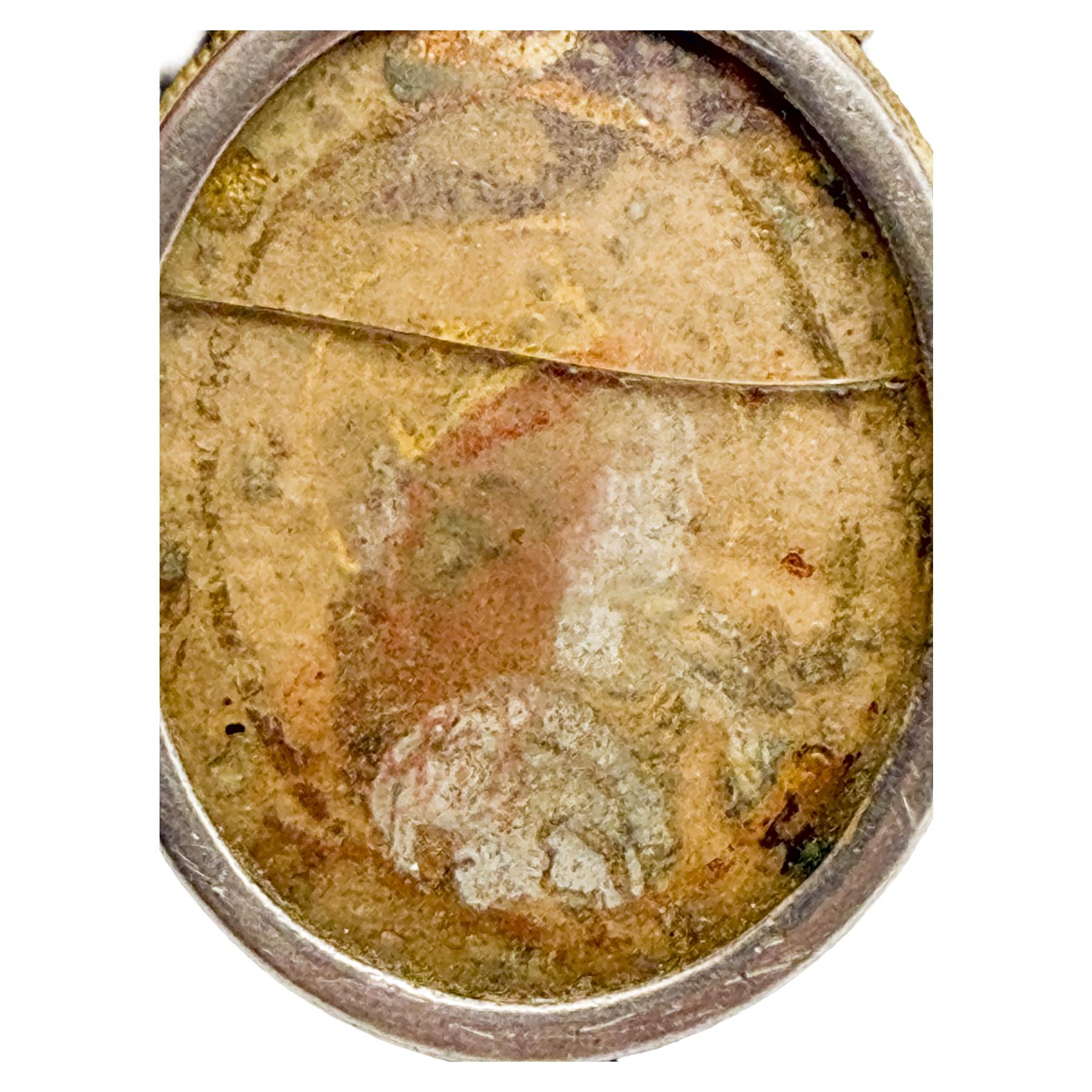 RELICARIO DE PLATA DEL SIGLO XVIII