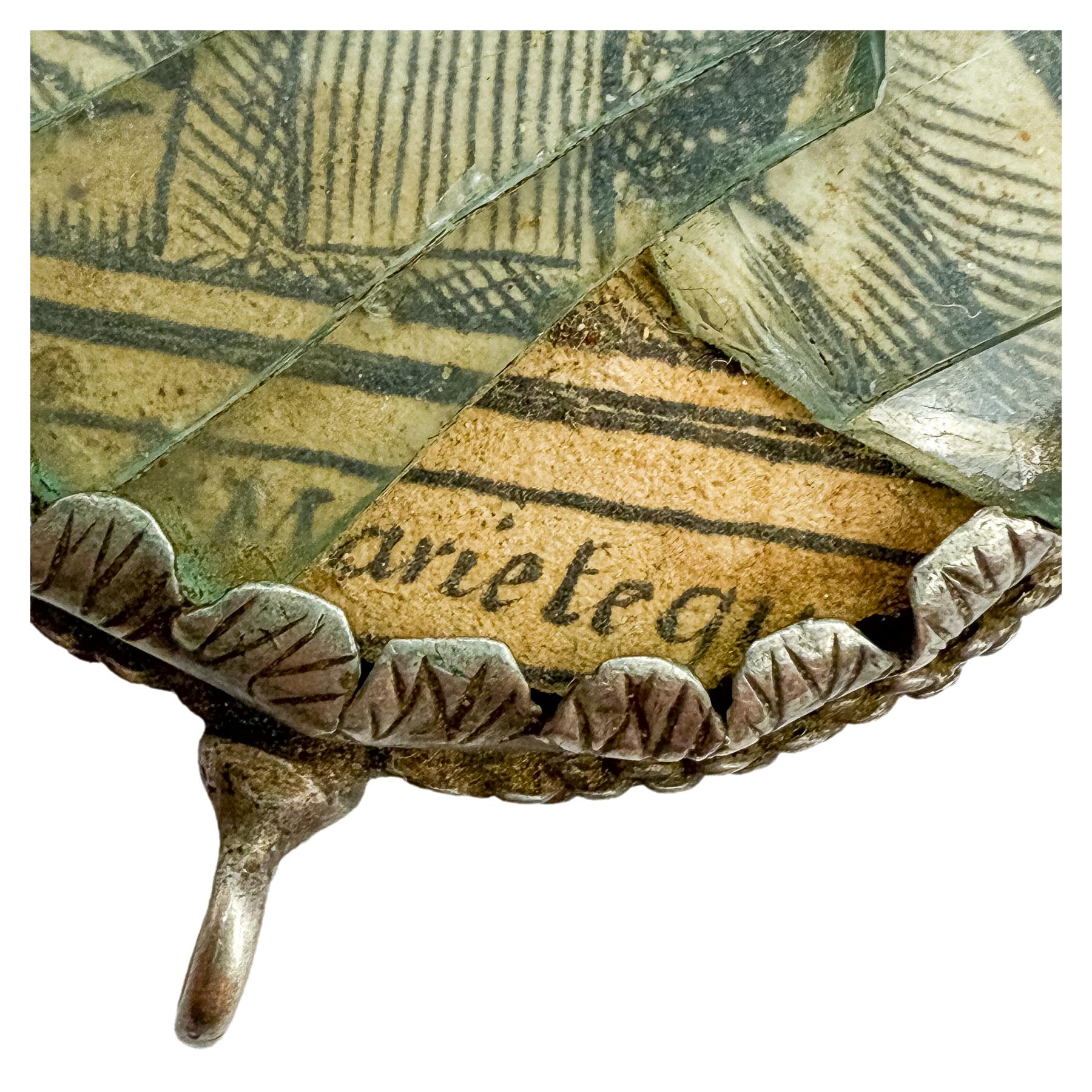 RELICARIO DE PLATA DEL SIGLO XVIII