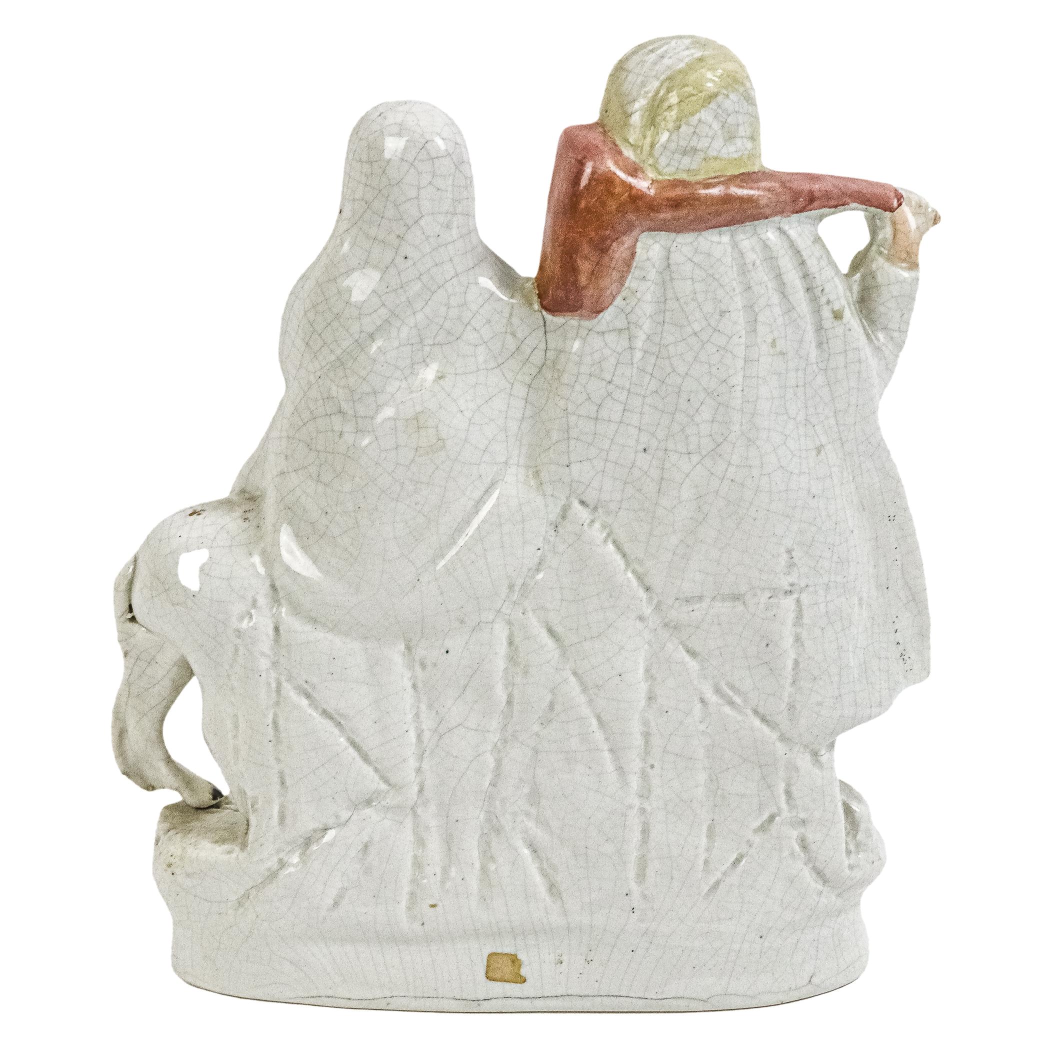 FIGURA PORCELANA STAFFORD DE FINALES DEL S.XIX