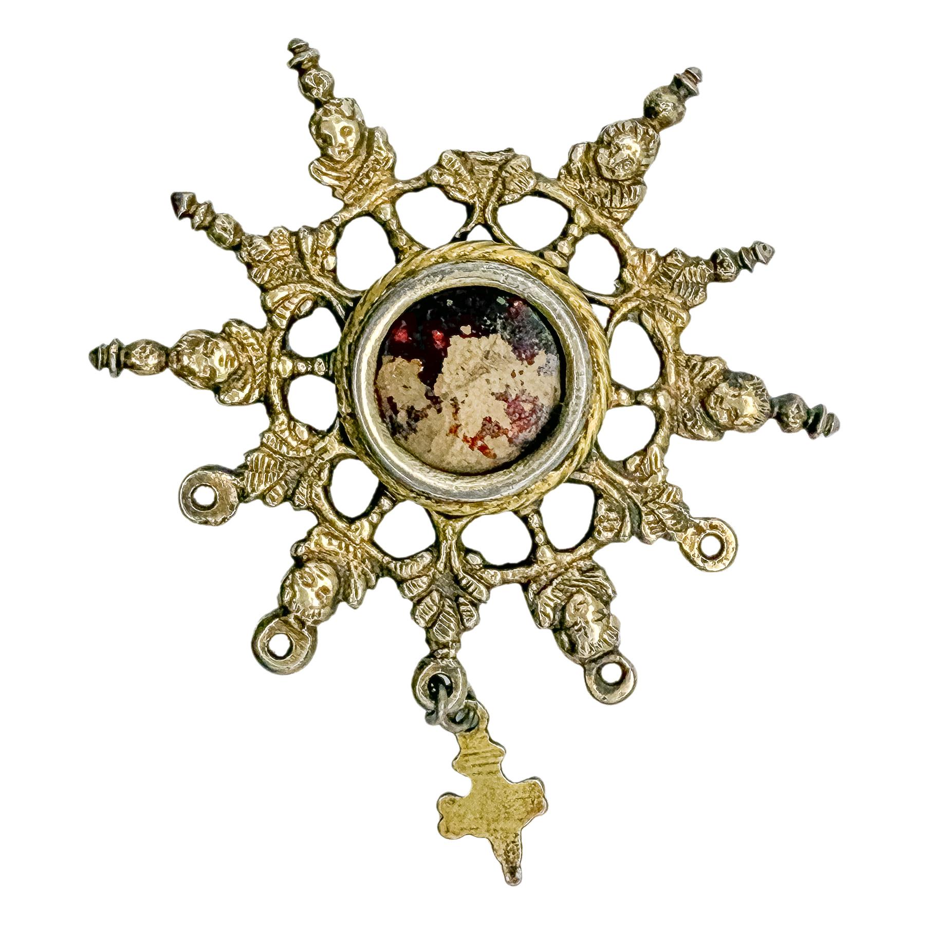 RELICARIO DE PLATA DEL SIGLO XVII