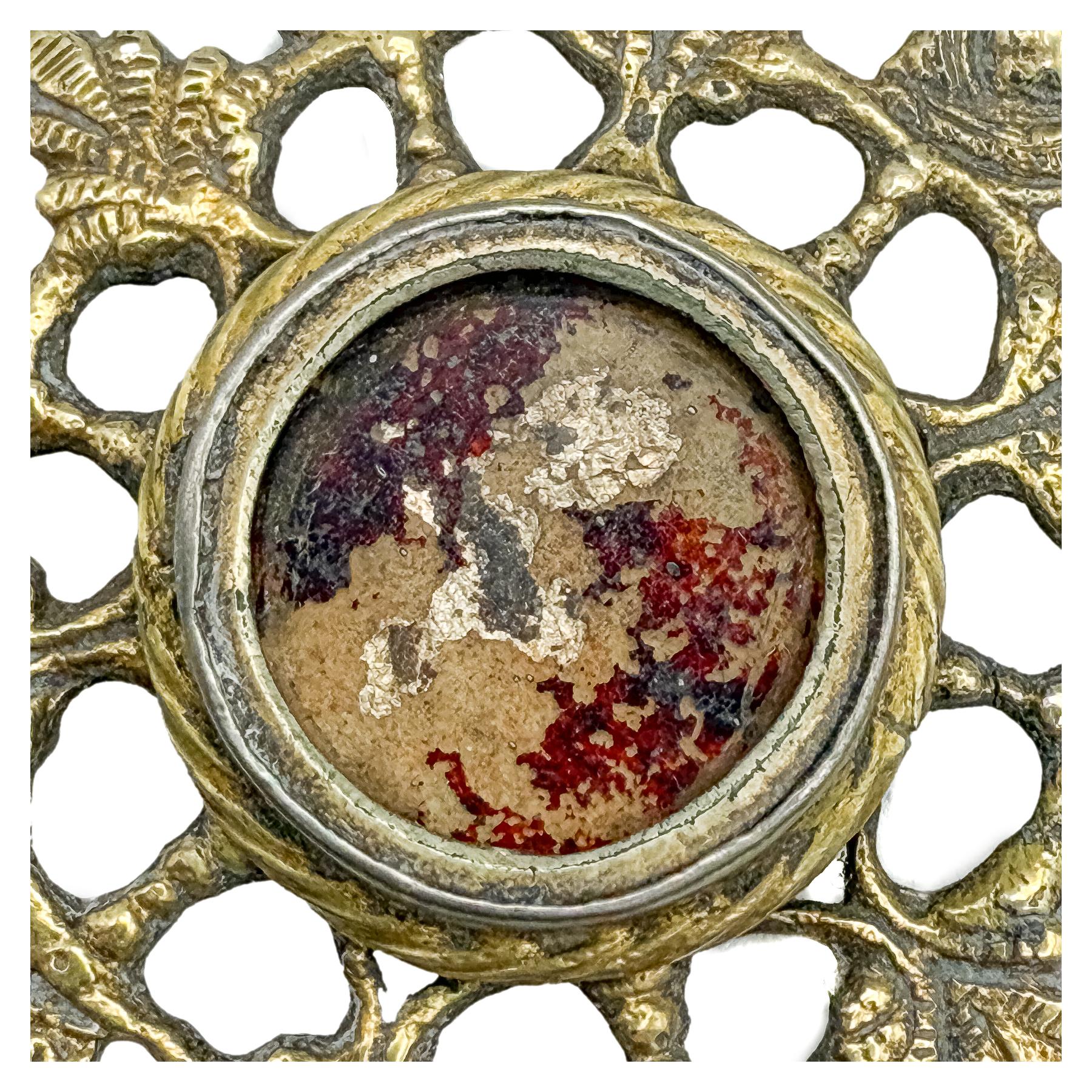 RELICARIO DE PLATA DEL SIGLO XVII