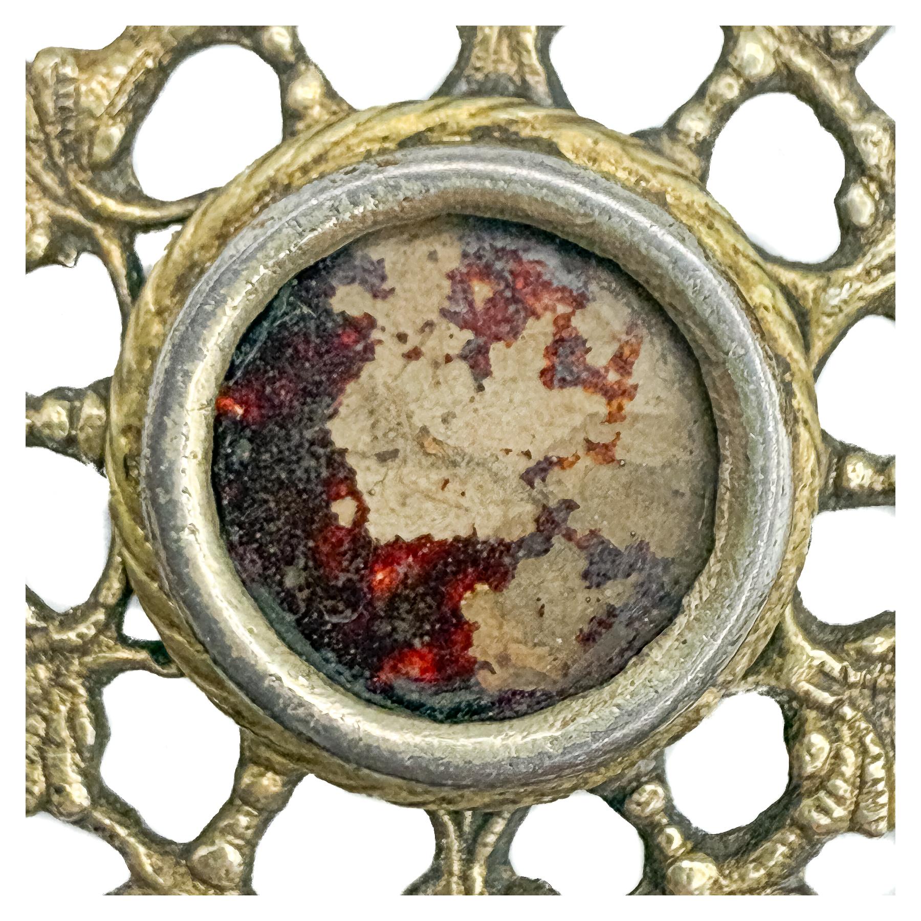 RELICARIO DE PLATA DEL SIGLO XVII