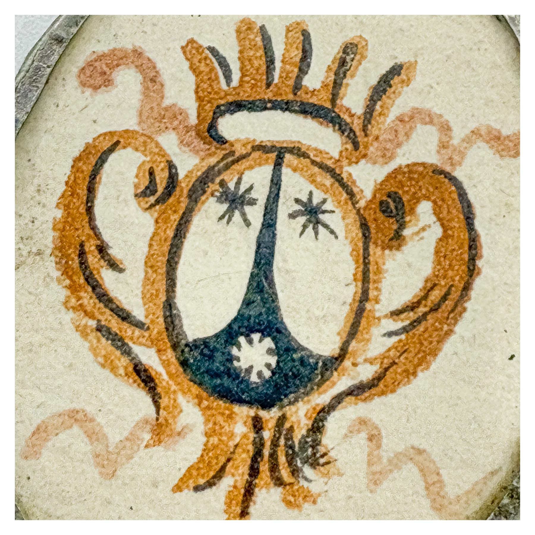 MEDALLÓN DEVOCIONAL DE PLATA DEL SIGLO XVIII