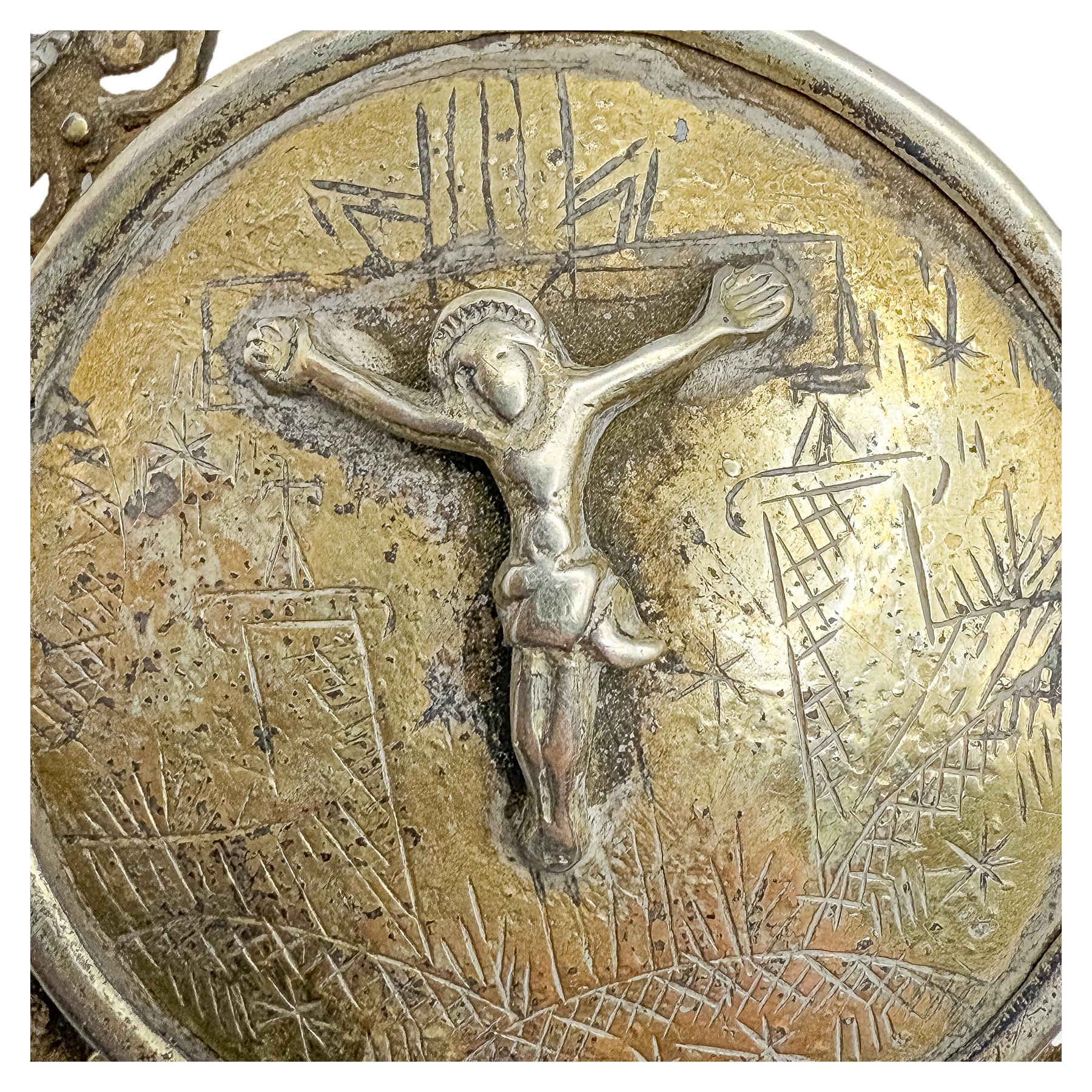 MEDALLÓN PATENA CASTELLANO DEL S. XVII-XVIII