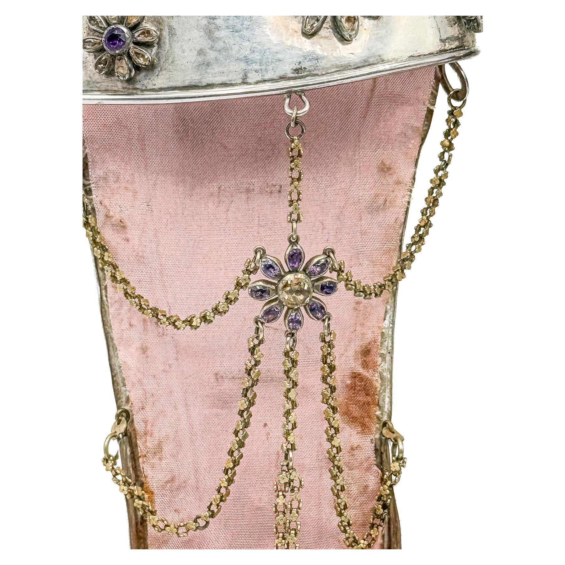 ZAPATILLAS DE PLATA PARA IMAGEN DE MEDIADOS DEL SIGLO XIX