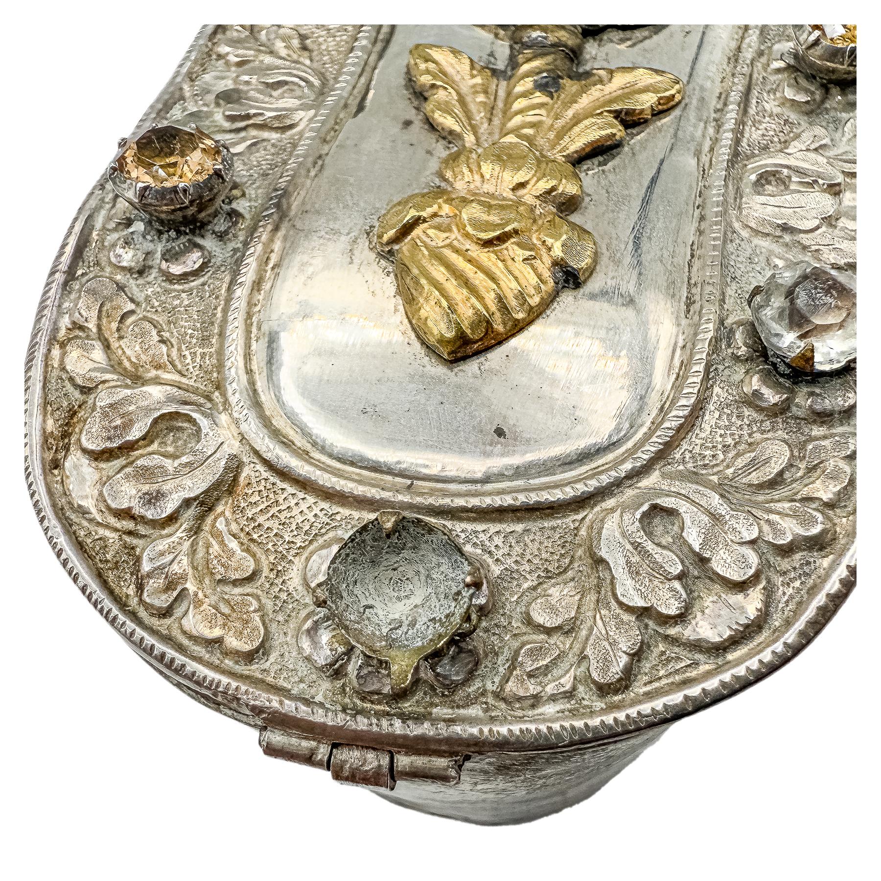 ZAPATILLAS DE PLATA PARA IMAGEN DE MEDIADOS DEL SIGLO XIX