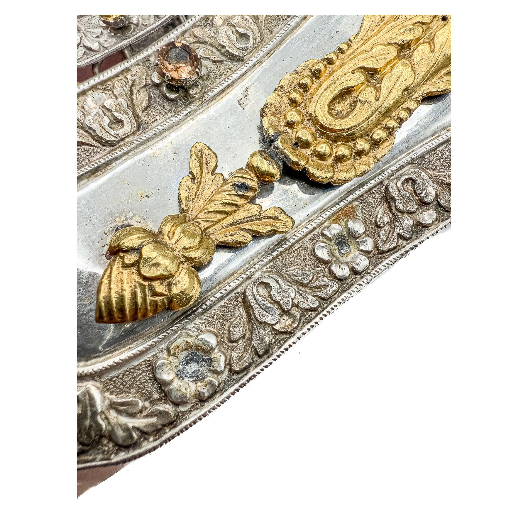 ZAPATILLAS DE PLATA PARA IMAGEN DE MEDIADOS DEL SIGLO XIX