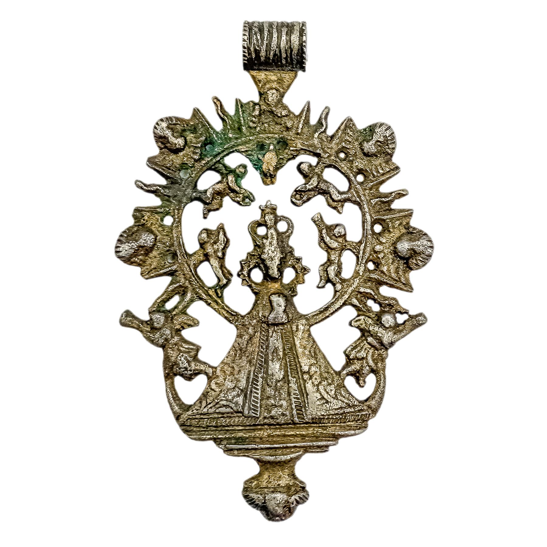 MEDALLÓN CASTELLANO DEL SIGLO XVIII