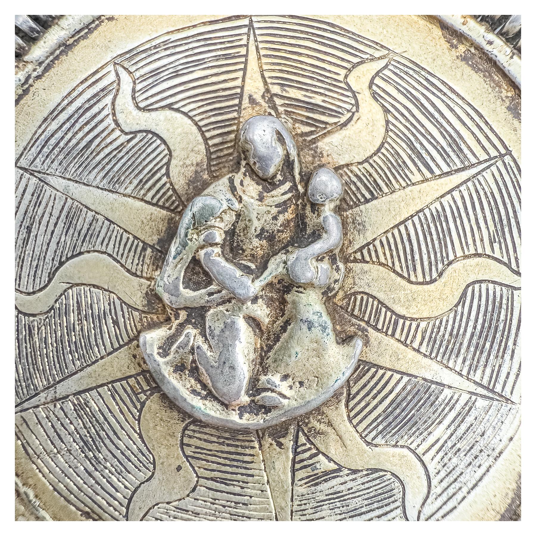 MEDALLÓN PATENA DE PLATA ESPAÑOLA DEL SIGLO XVII