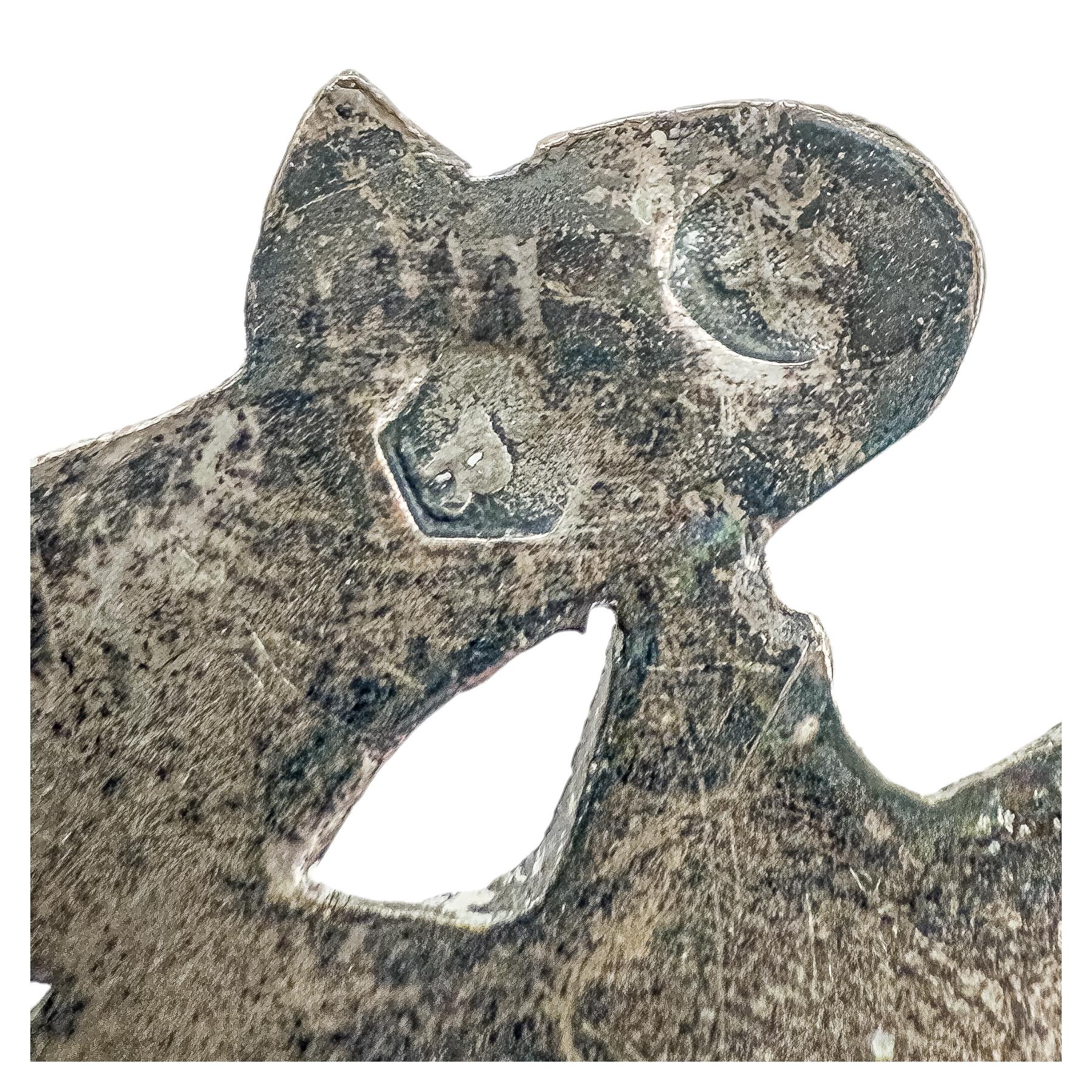 BENDITERA DE PLATA DE MEDIADOS DE SIGLO XX