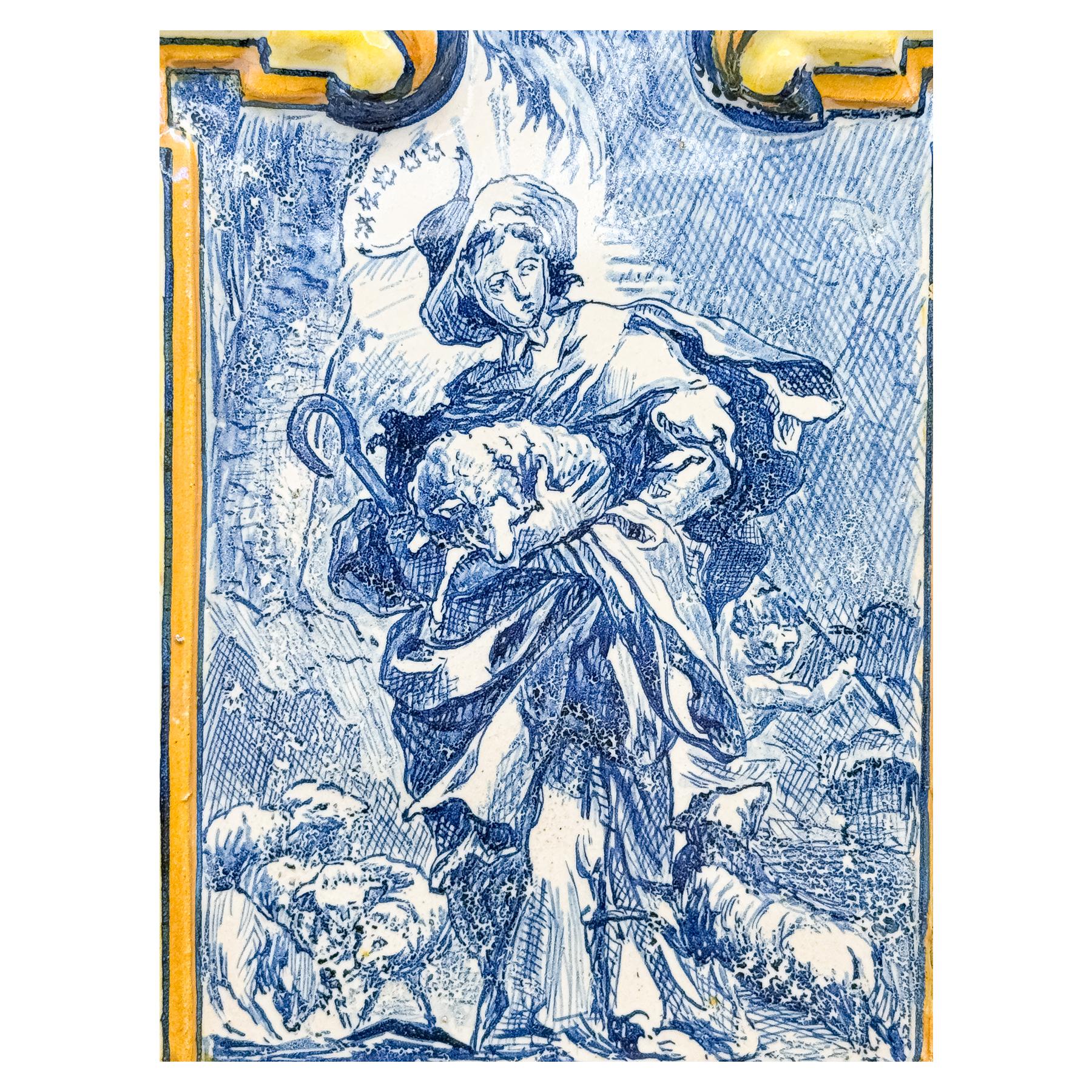 BENDITERA DE CERÁMICA DE TRIANA DE MEDIADOS DE S. XX