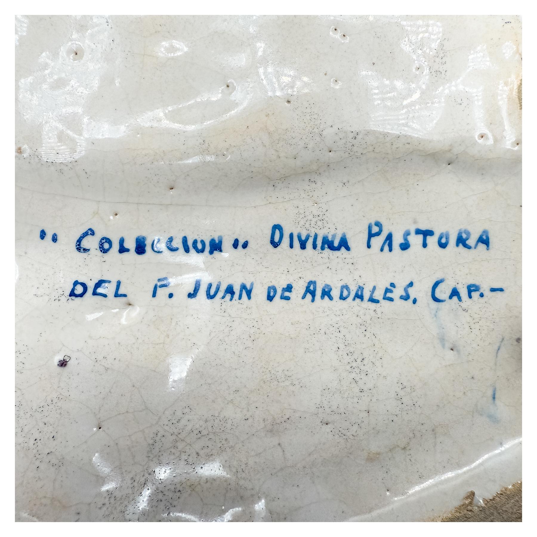 BENDITERA DE CERÁMICA DE TRIANA DE MEDIADOS DE S. XX