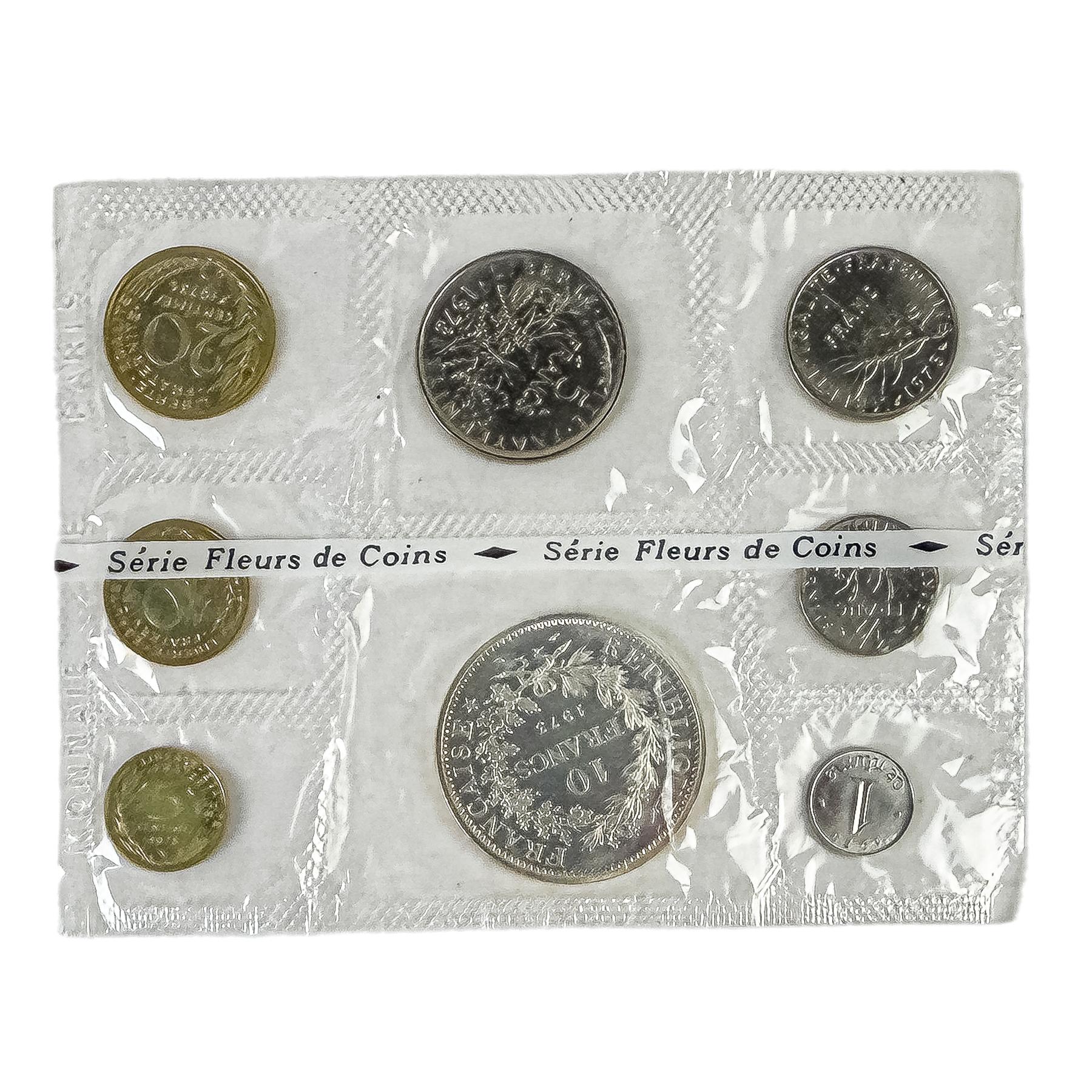 OCHO MONEDAS PARIS 1973
