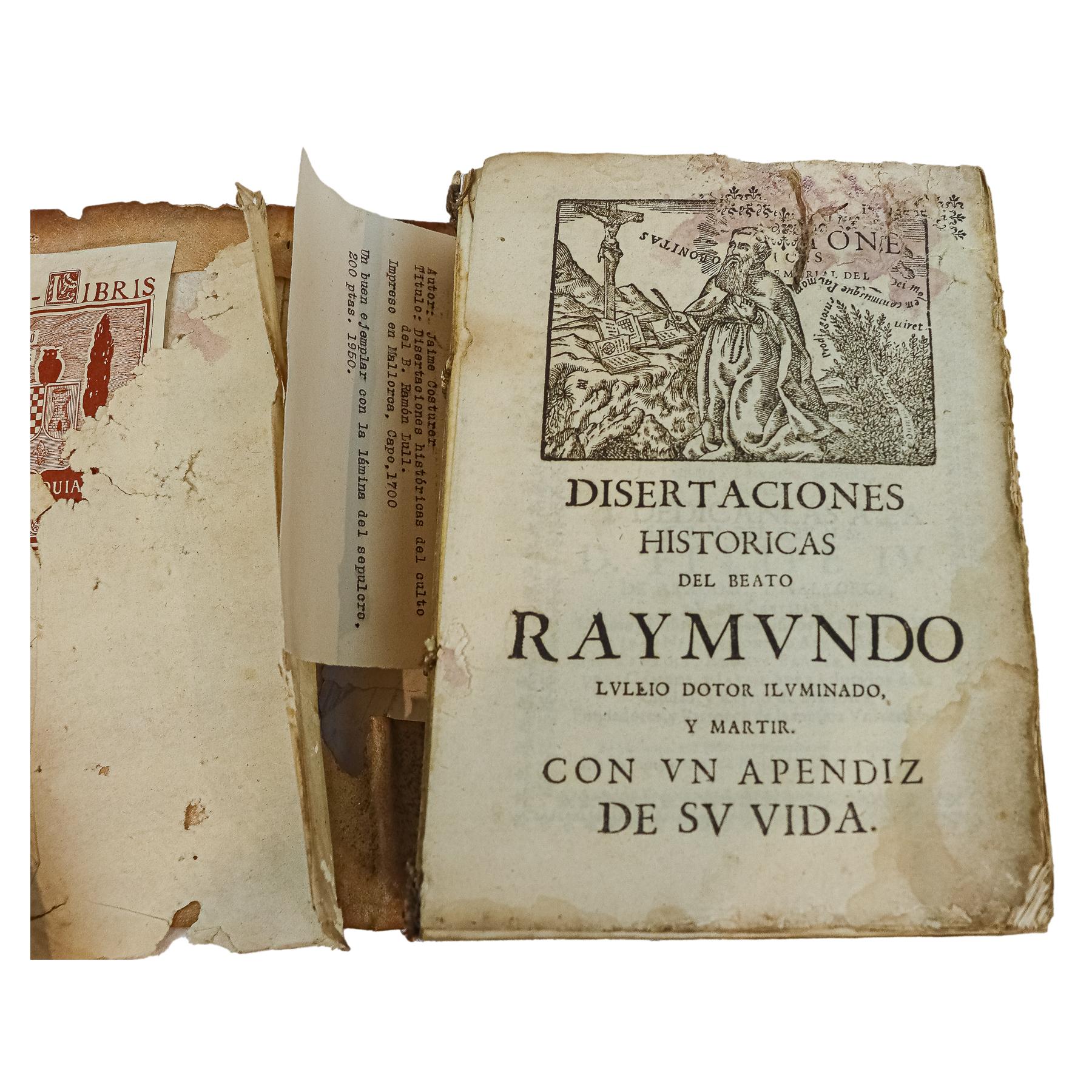 DISERTACIONES HISTÓRICAS DEL BEATO RAYMUNDO LULLIO...