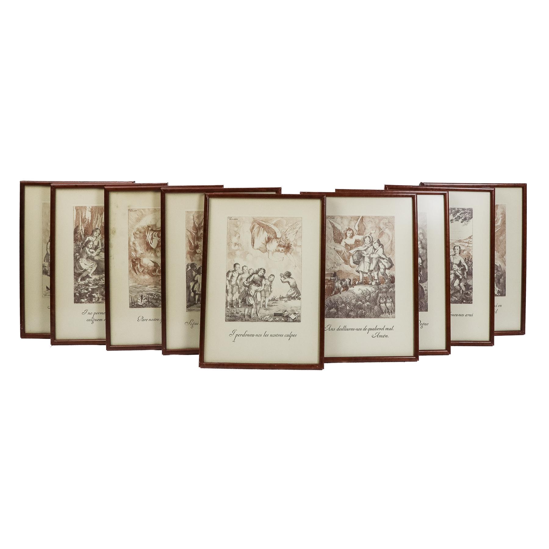 NUEVE LITOGRAFIAS DE LOLA ANGLADA