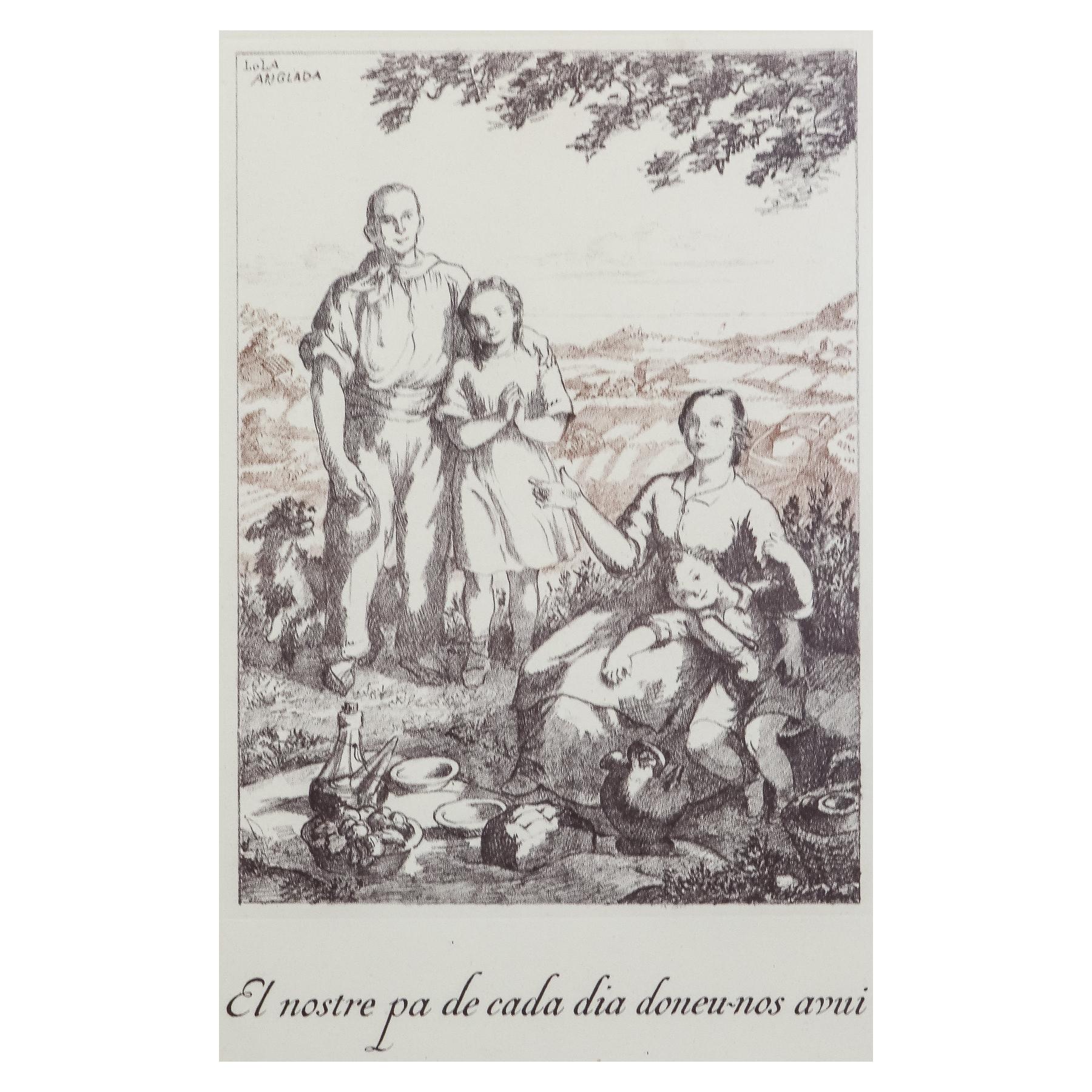 NUEVE LITOGRAFIAS DE LOLA ANGLADA