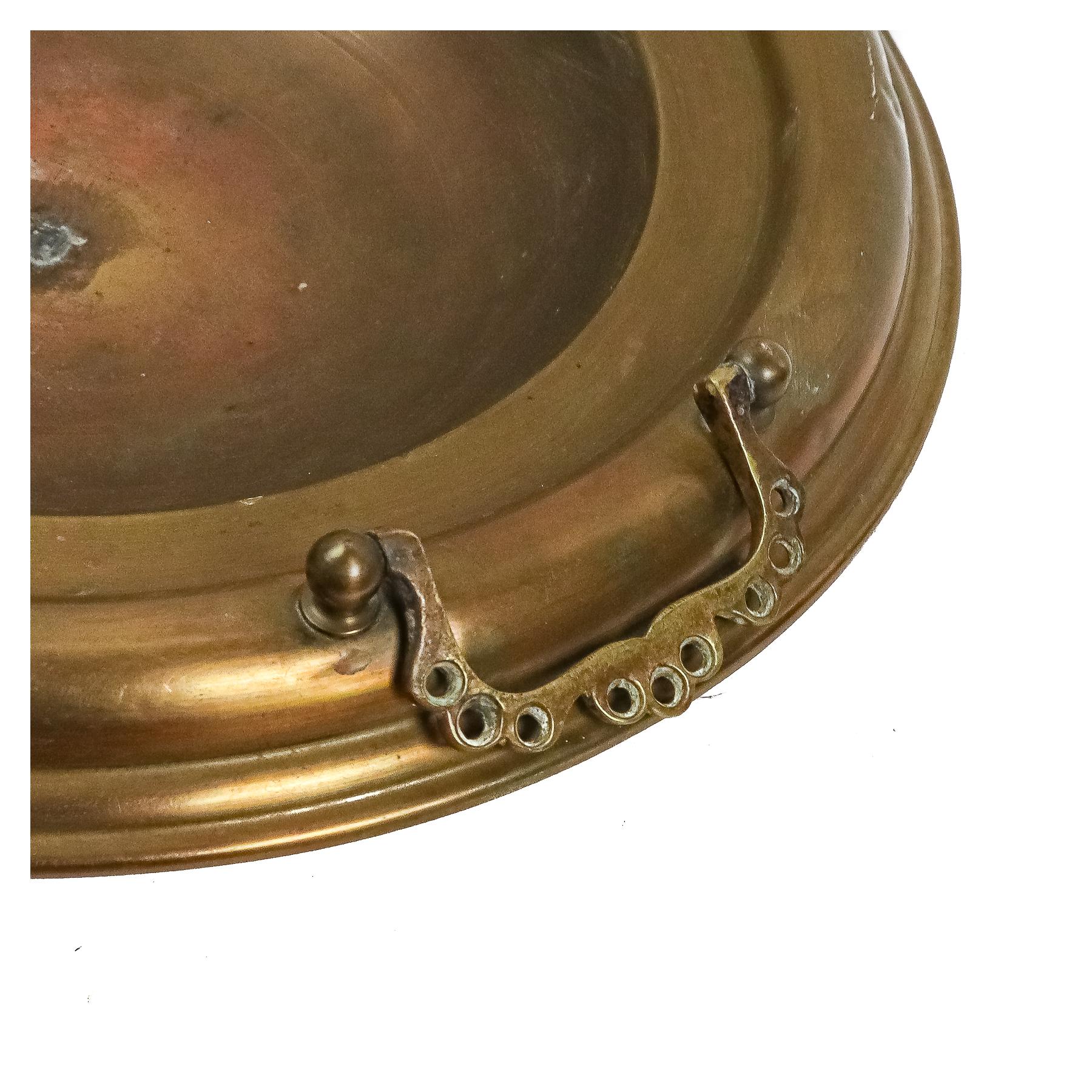 BRASERO DE LATÓN DEL S.XIX
